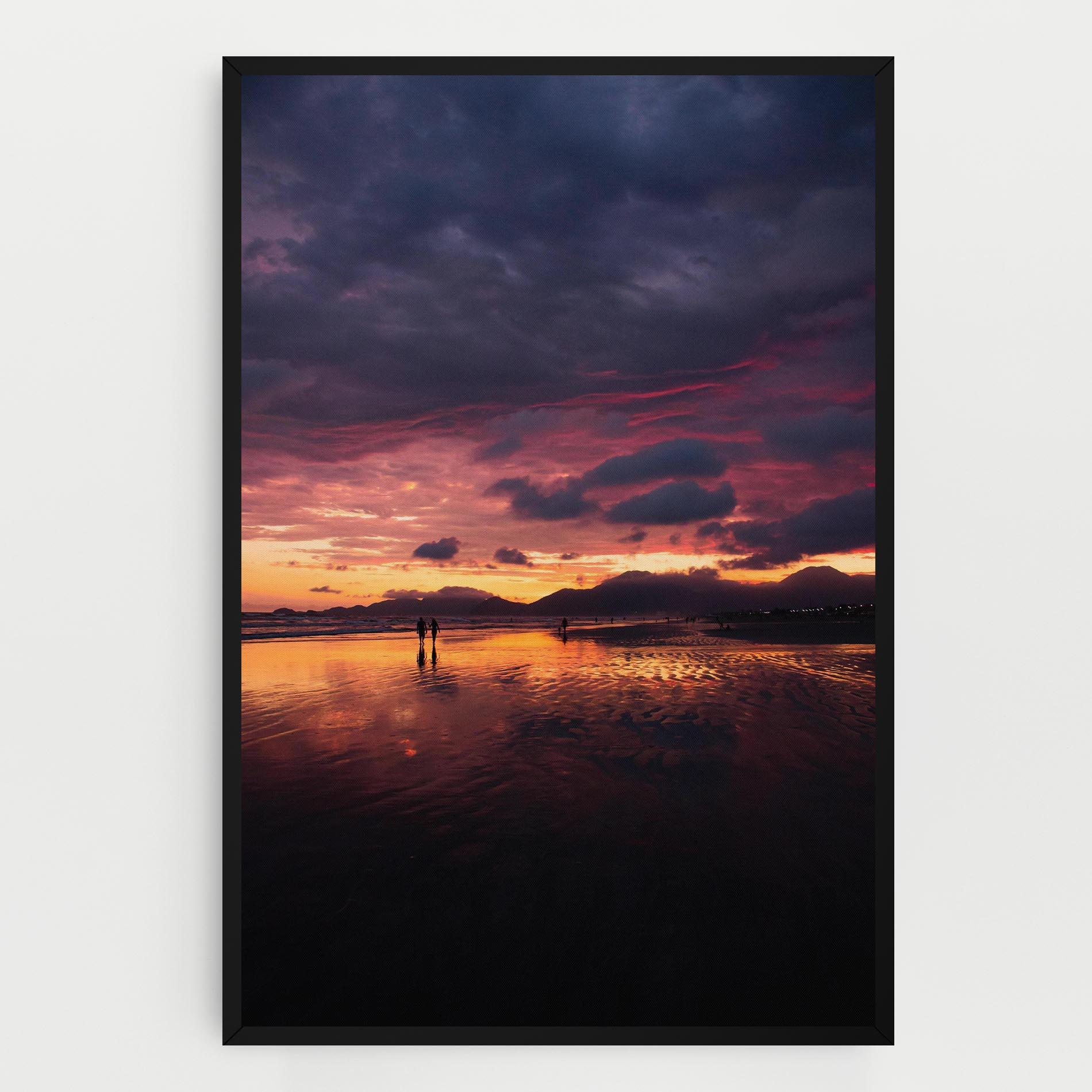 Tablou Canvas Beach At Sunset mockup 0