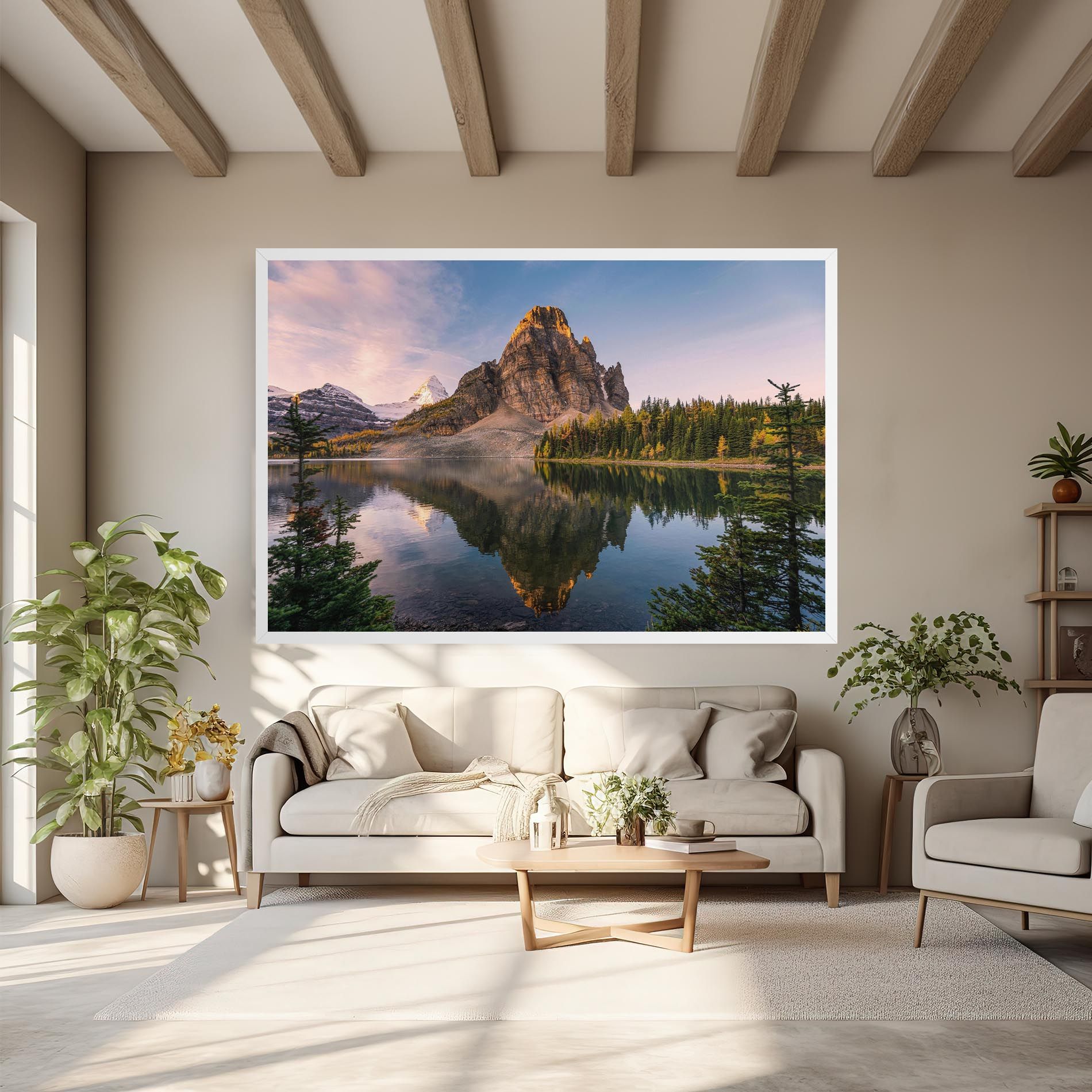 Mountain Sunrise Lake mockup 6