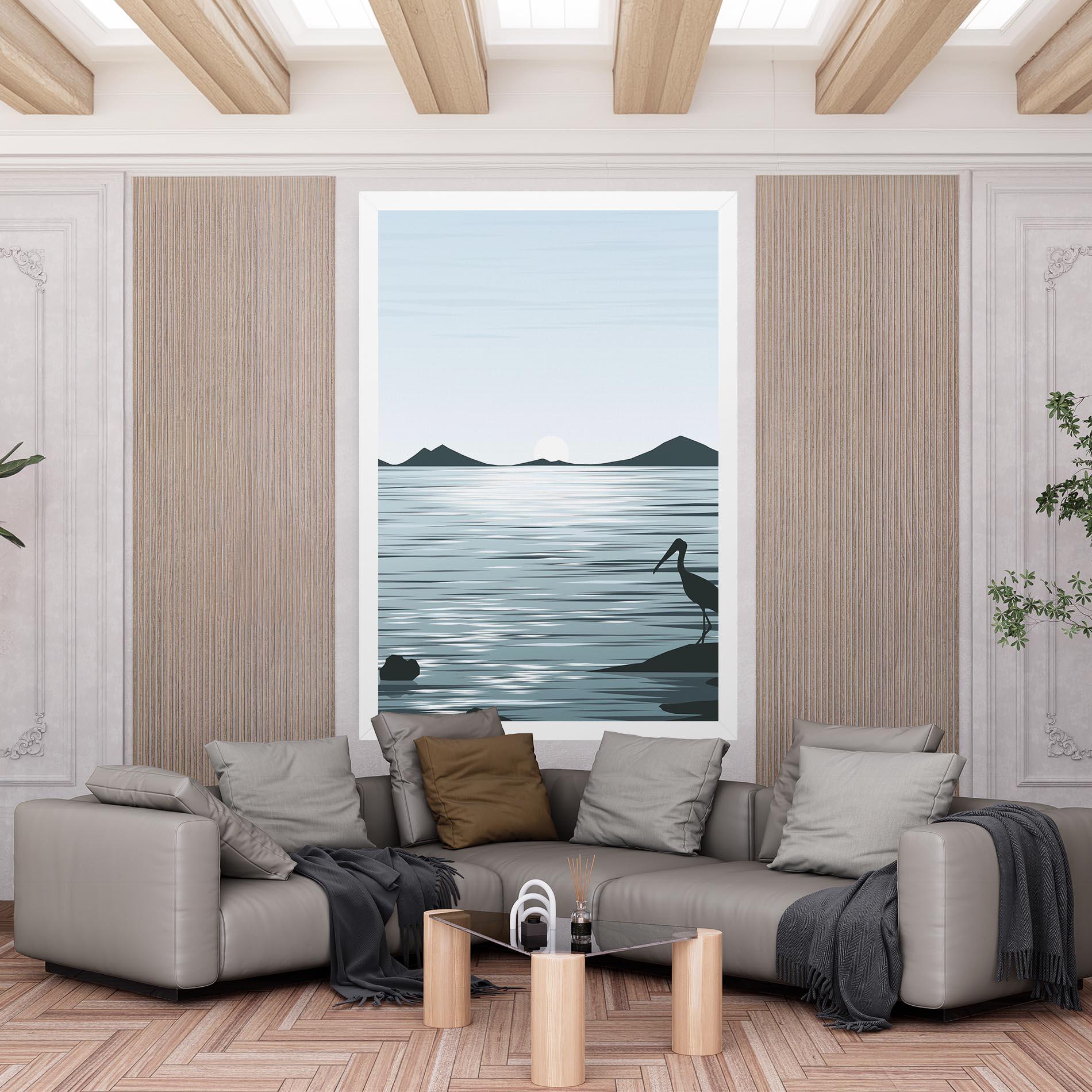 Tablou Canvas Sparkling_lake_view mockup 6