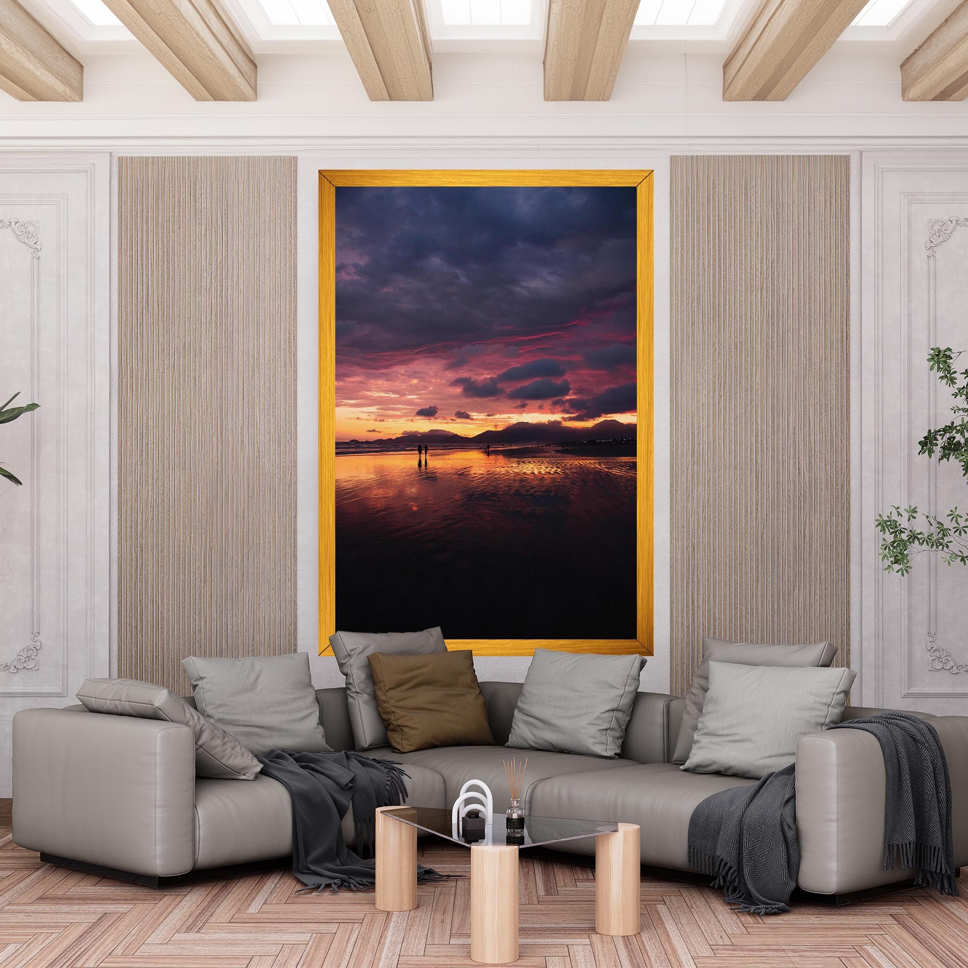 Beach At Sunset mockup 6