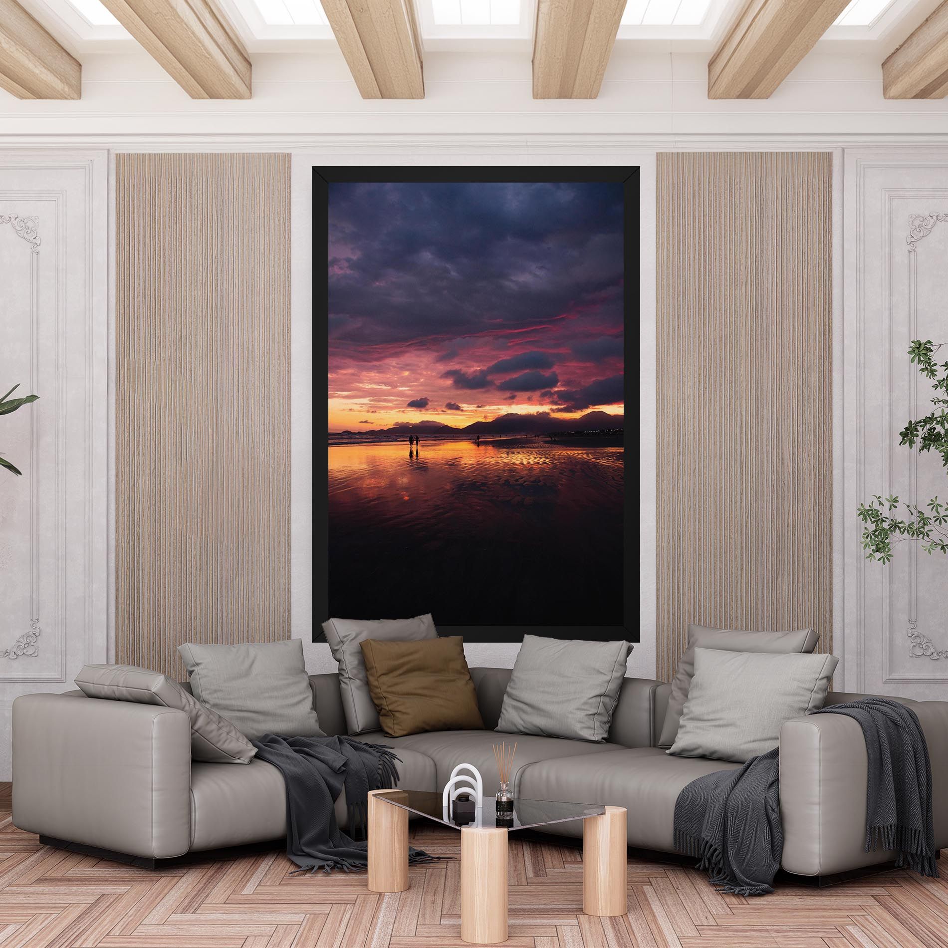 Beach At Sunset mockup 6