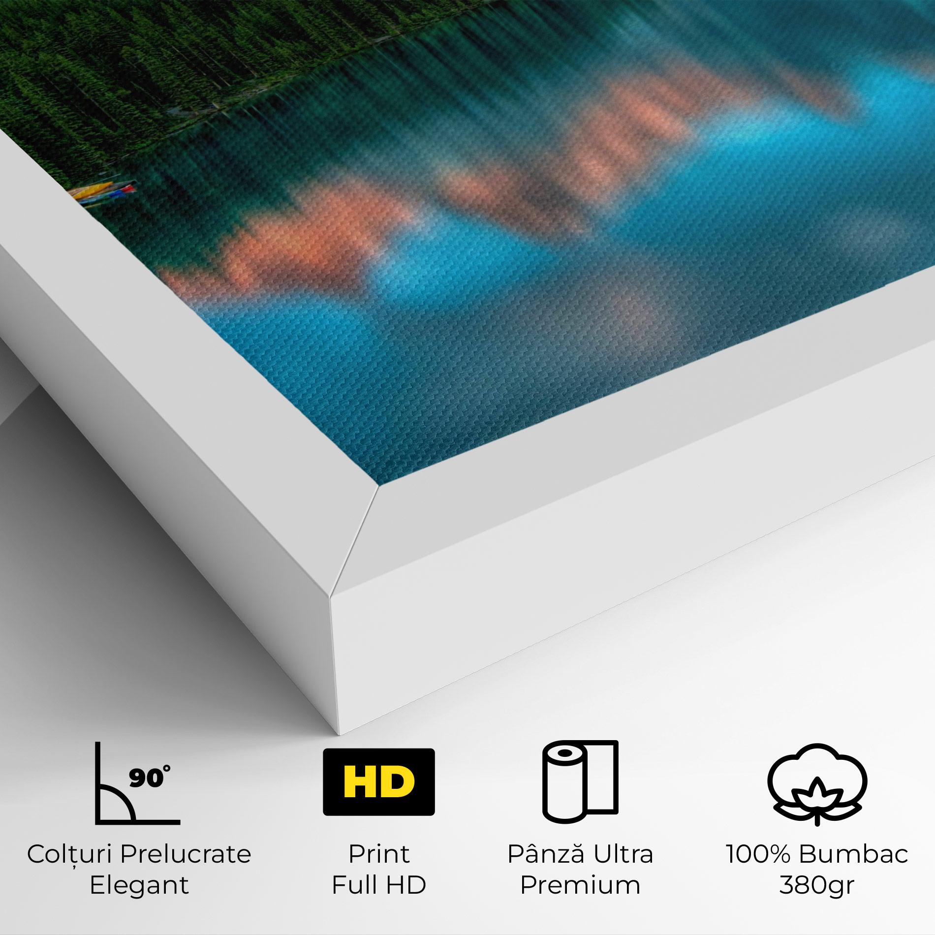 Tablou Canvas Beautiful Blue Lake mockup 4