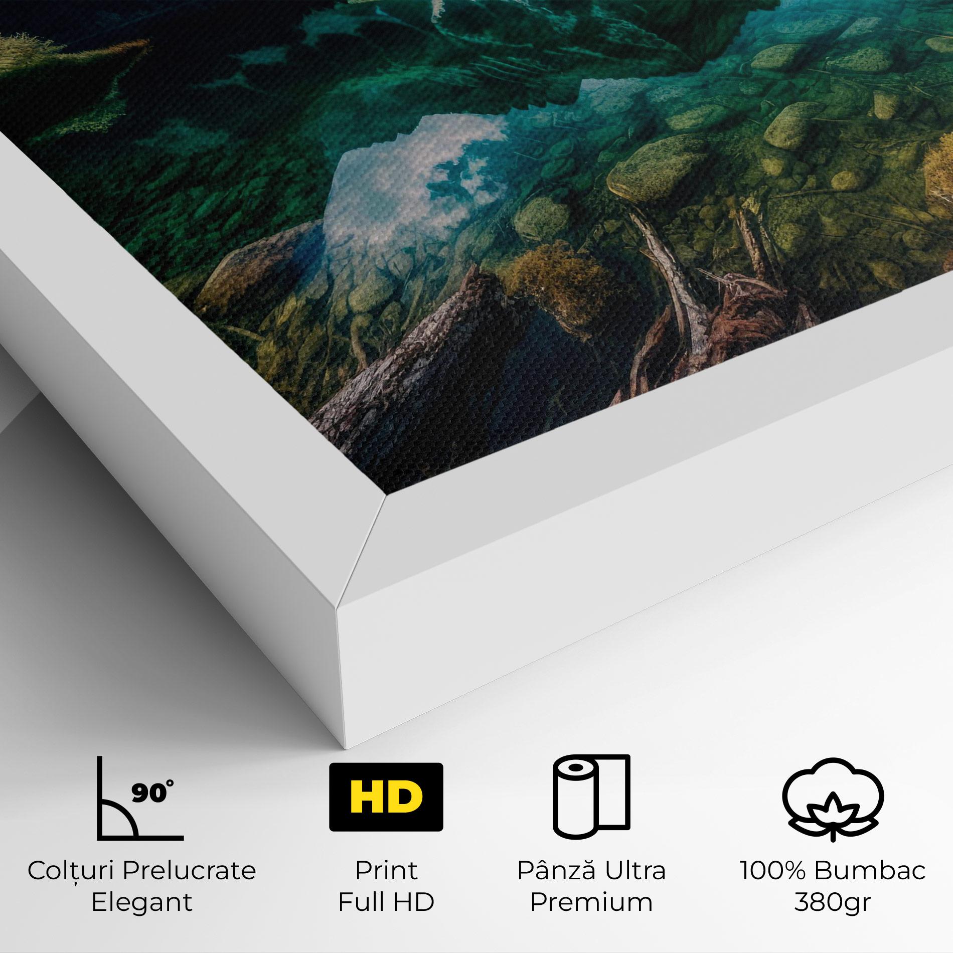 Tablou Canvas Beautiful Lake Mountain mockup 4