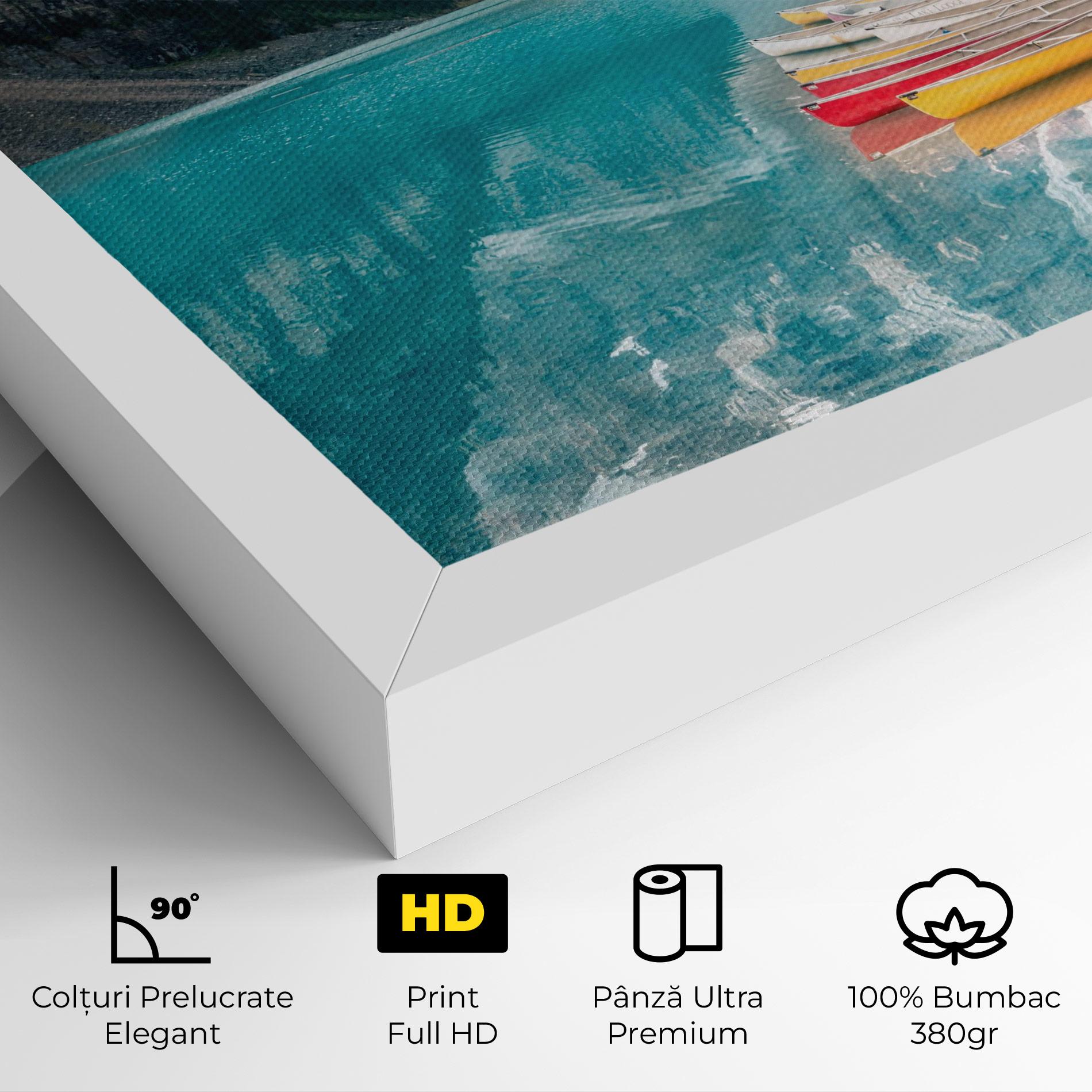 Tablou Canvas Beautiful Moraine Lake mockup 4