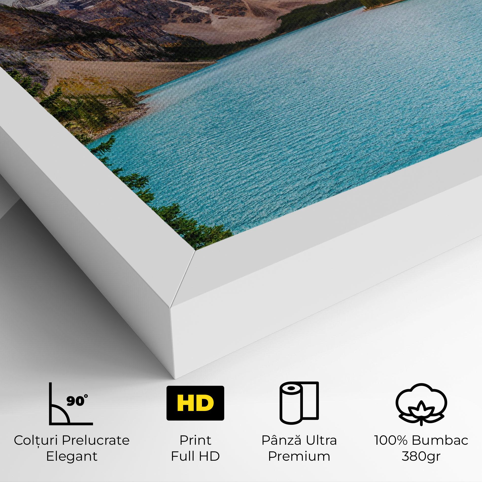 Tablou Canvas Blue Magic Lake mockup 4