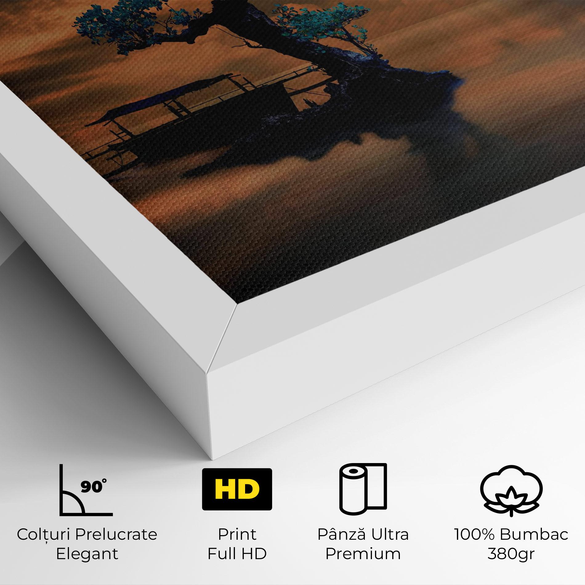 Tablou Canvas Blue Tree mockup 4
