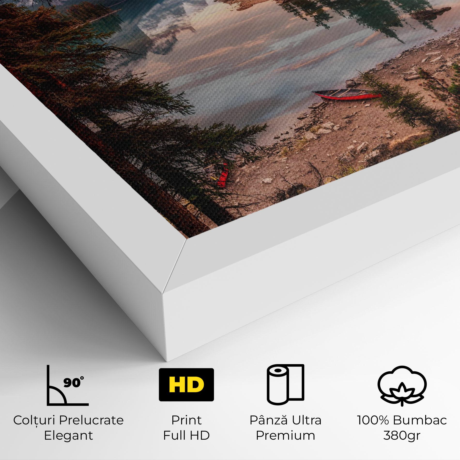 Tablou Canvas Sunset Lake View mockup 4