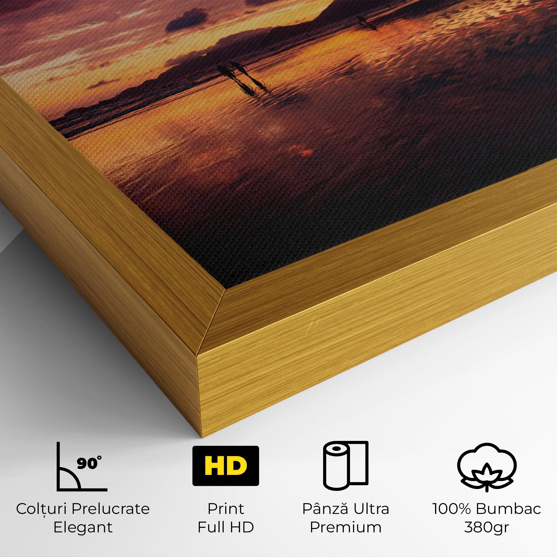 Tablou Canvas Beach At Sunset mockup 4