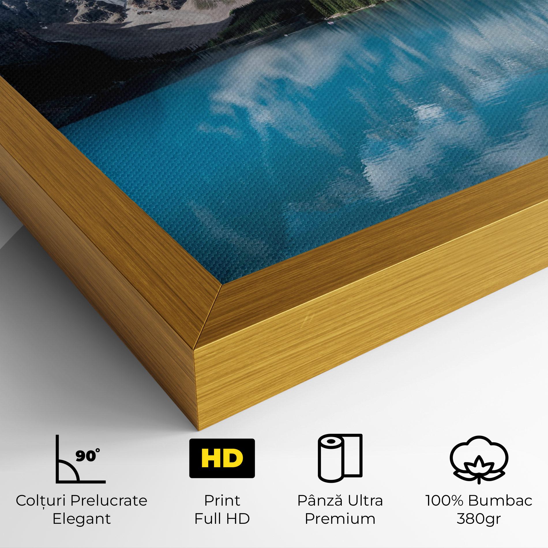 Tablou Canvas Beautiful Lake Canada mockup 4