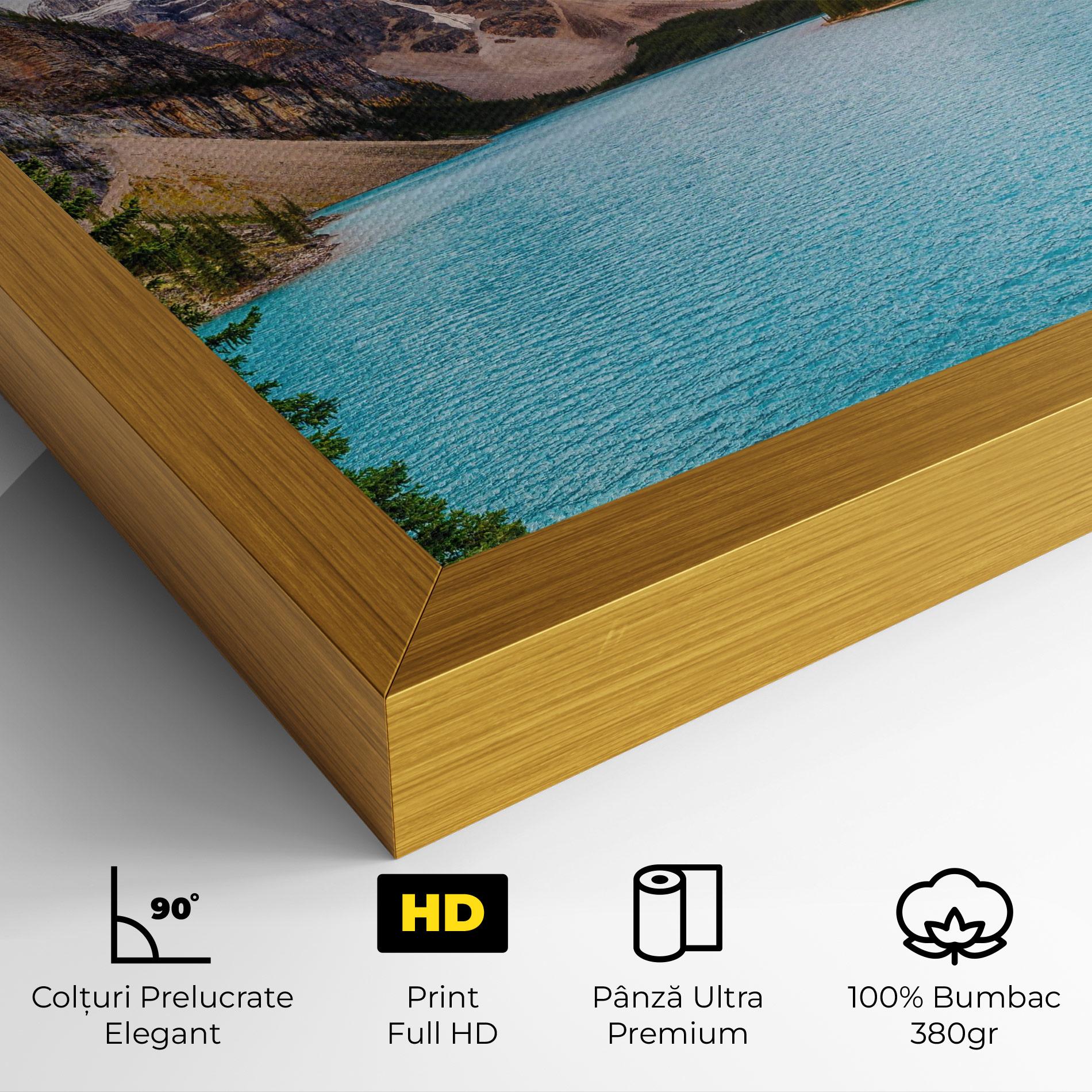 Tablou Canvas Blue Magic Lake mockup 4