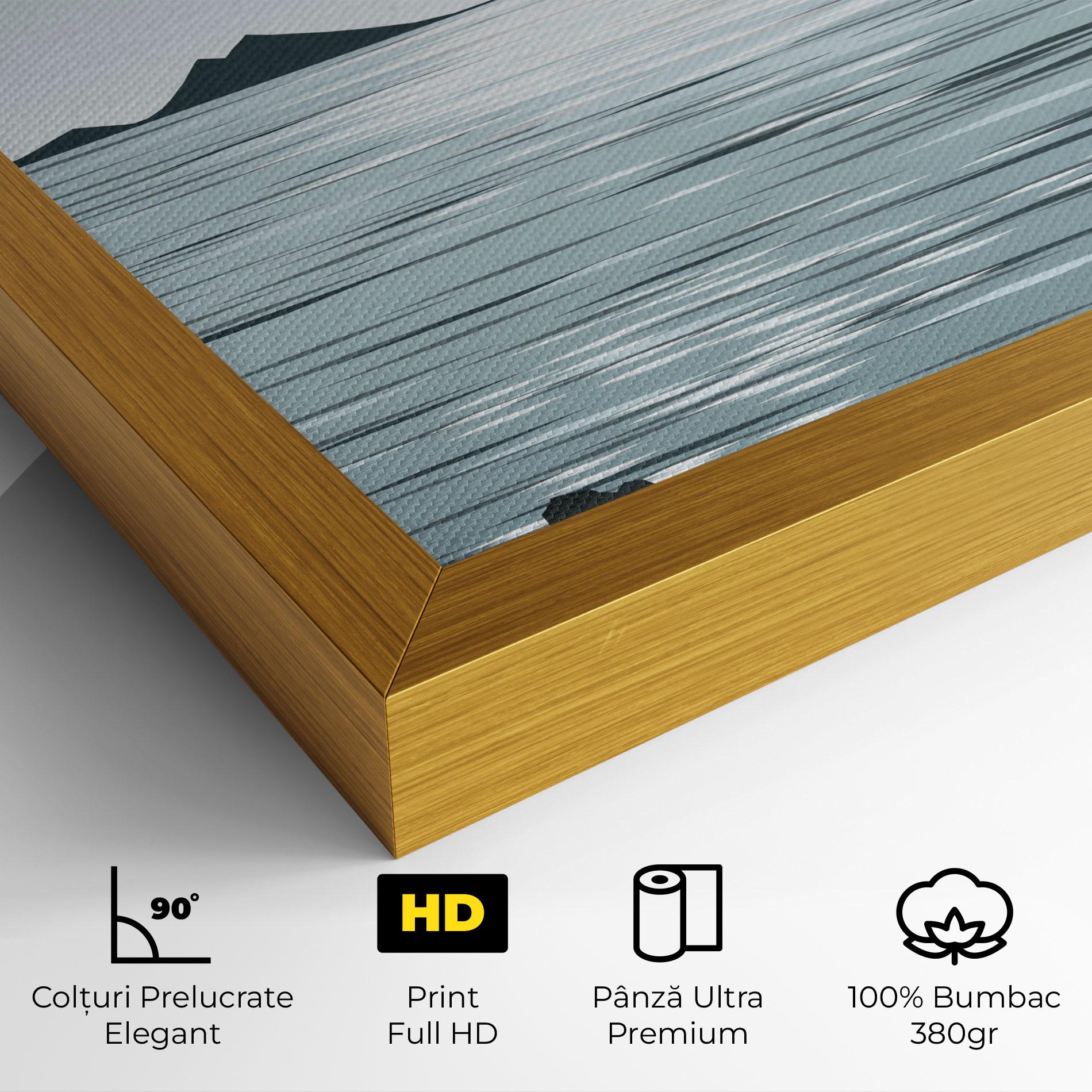 Tablou Canvas Sparkling_lake_view mockup 4