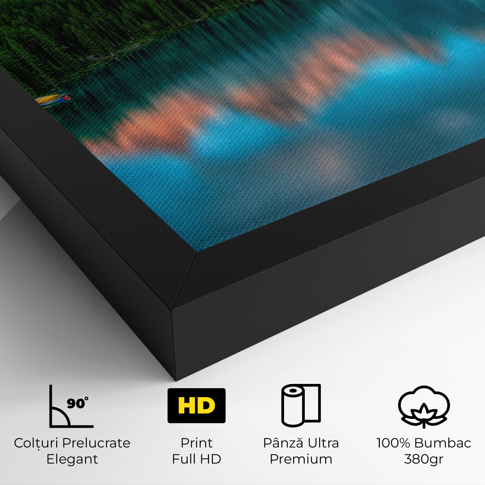 Tablou Canvas Beautiful Blue Lake mockup 4