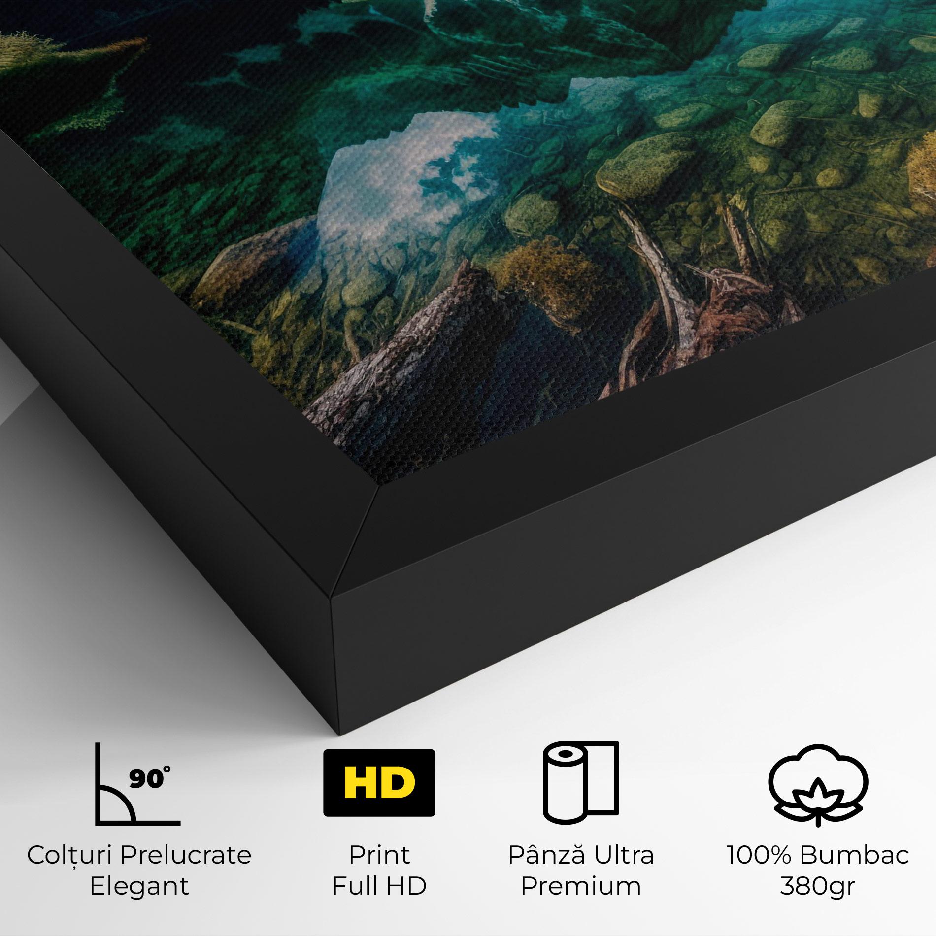 Tablou Canvas Beautiful Lake Mountain mockup 4