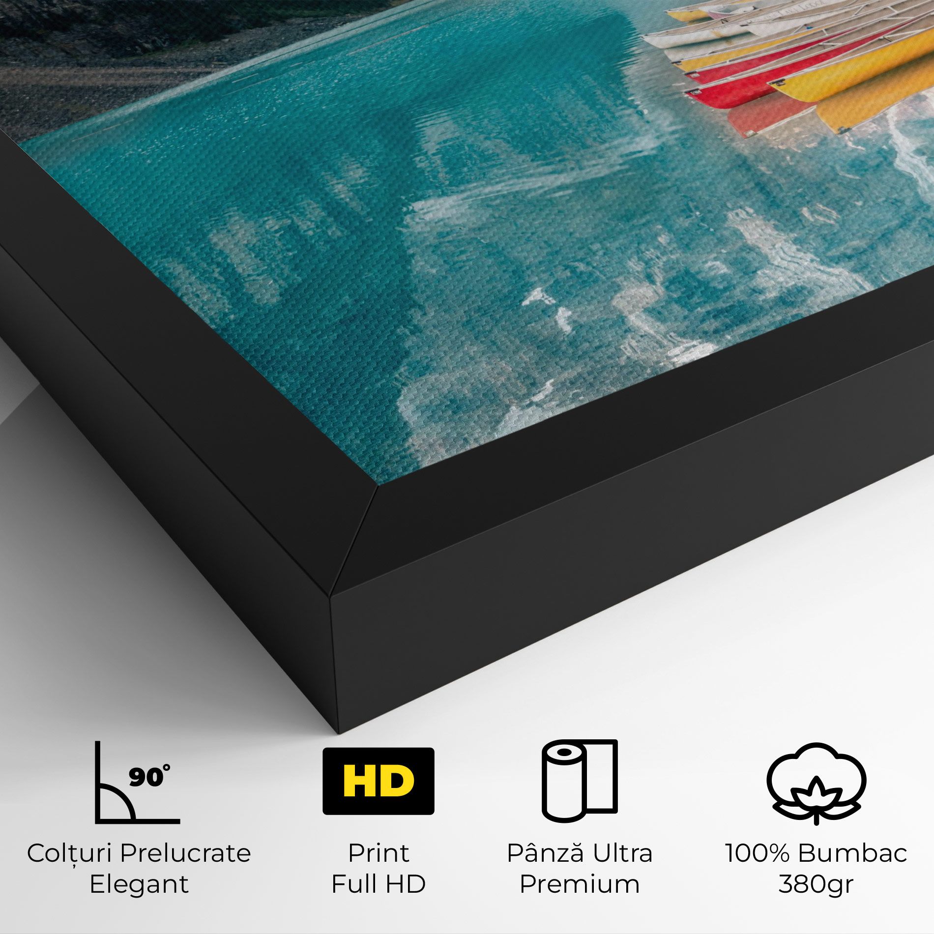 Beautiful Moraine Lake mockup 4