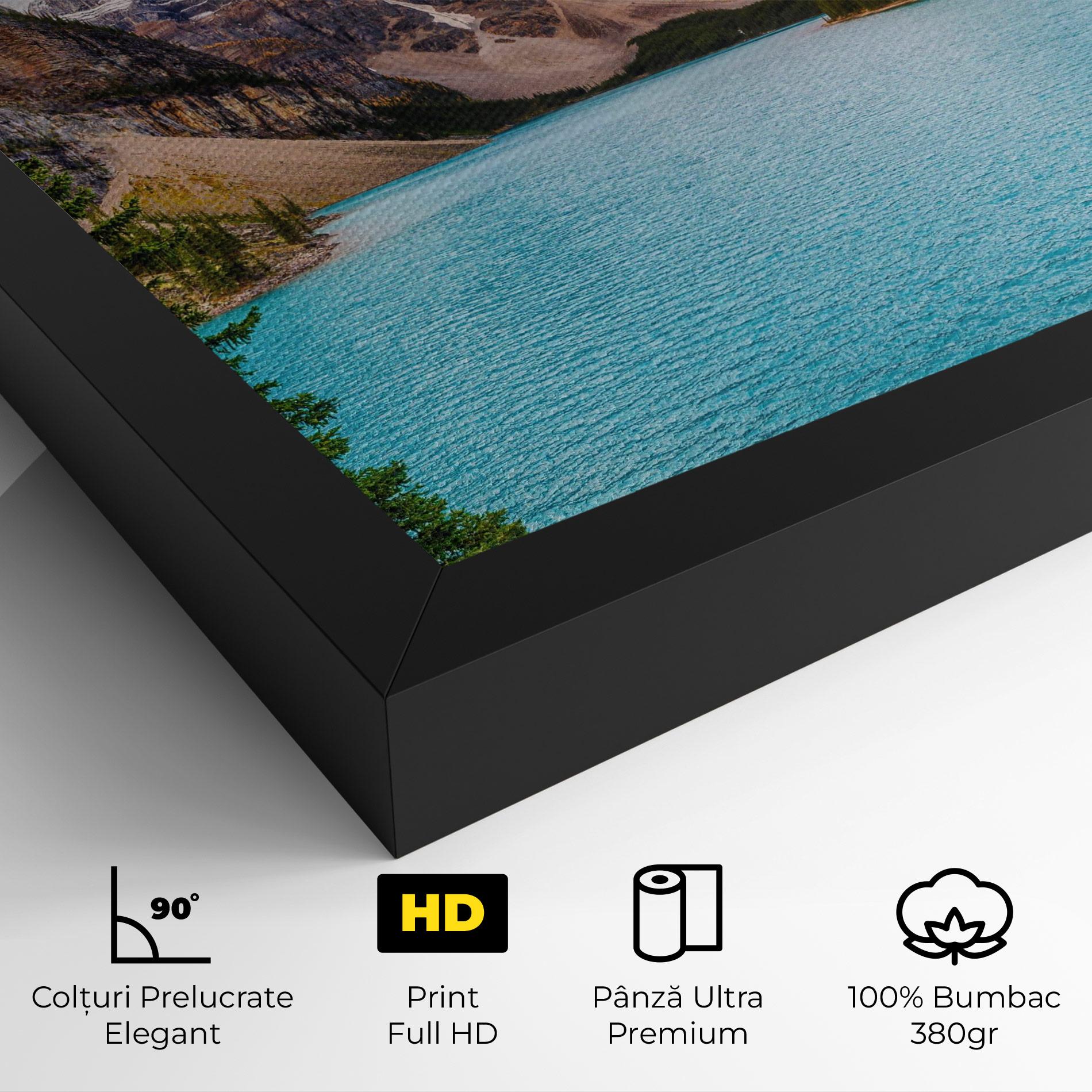 Tablou Canvas Blue Magic Lake mockup 4