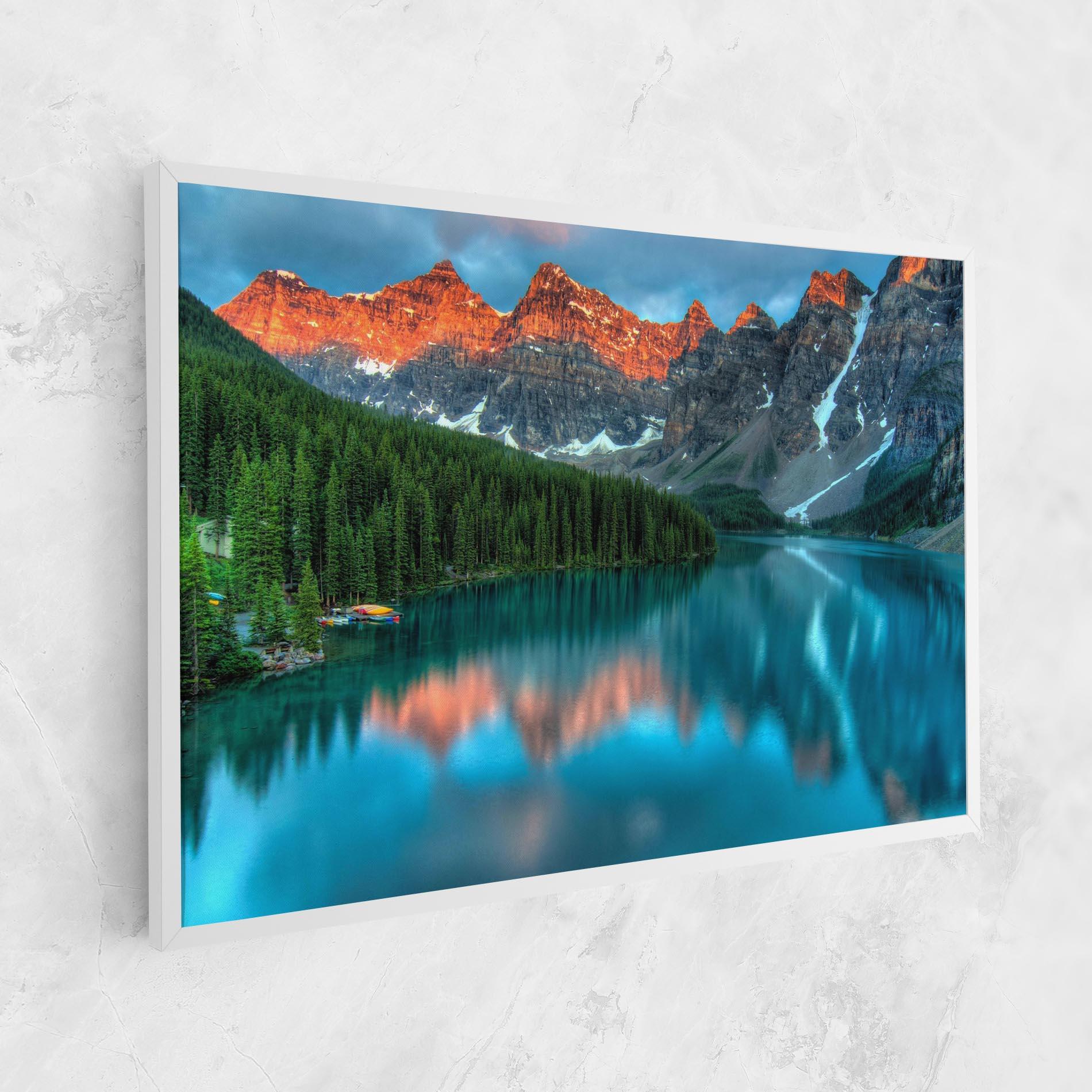 Tablou Canvas Beautiful Blue Lake mockup 1