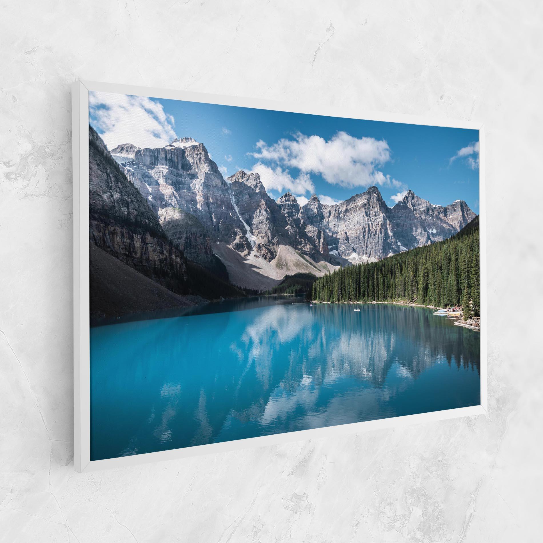 Tablou Canvas Beautiful Lake Canada mockup 1