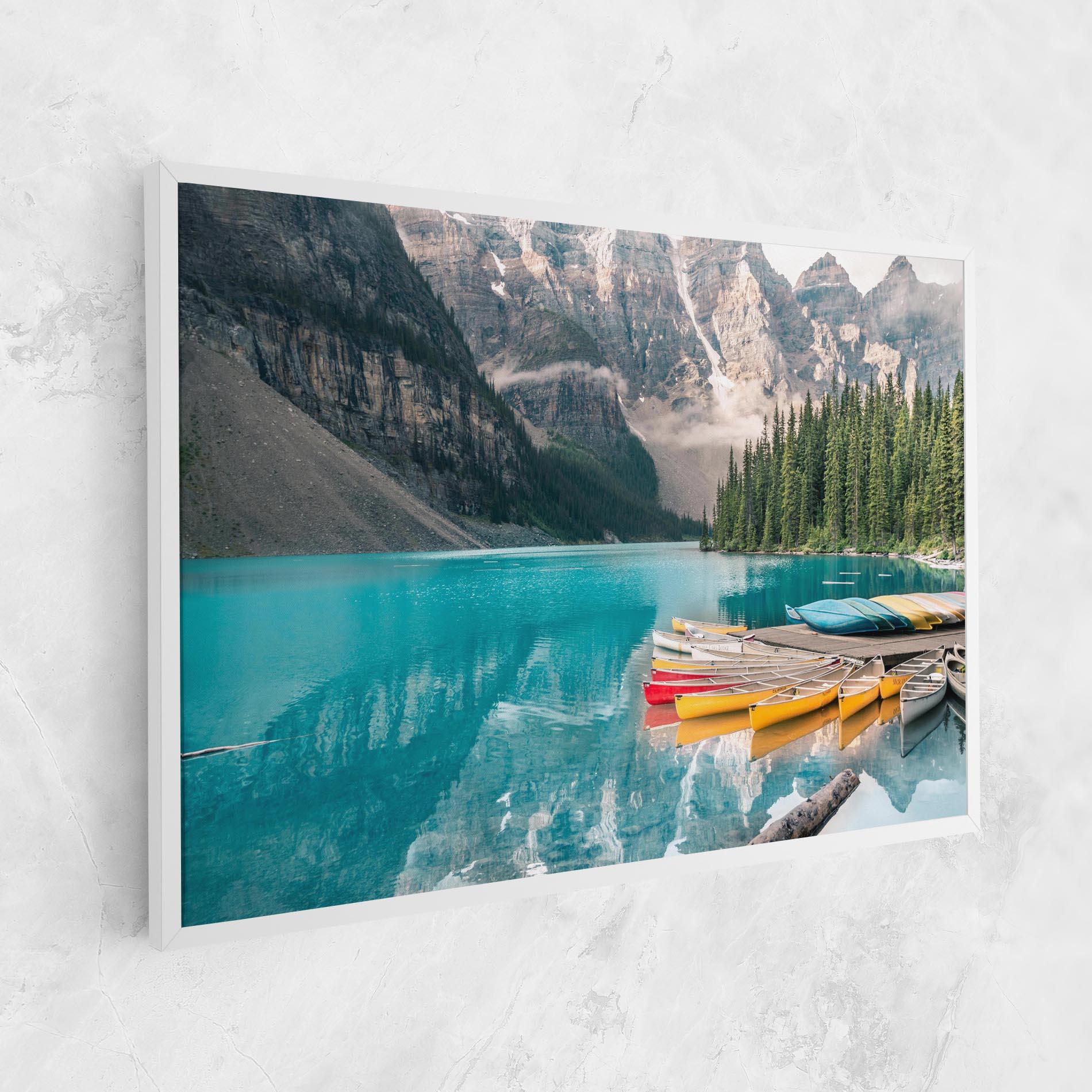 Tablou Canvas Beautiful Moraine Lake mockup 1