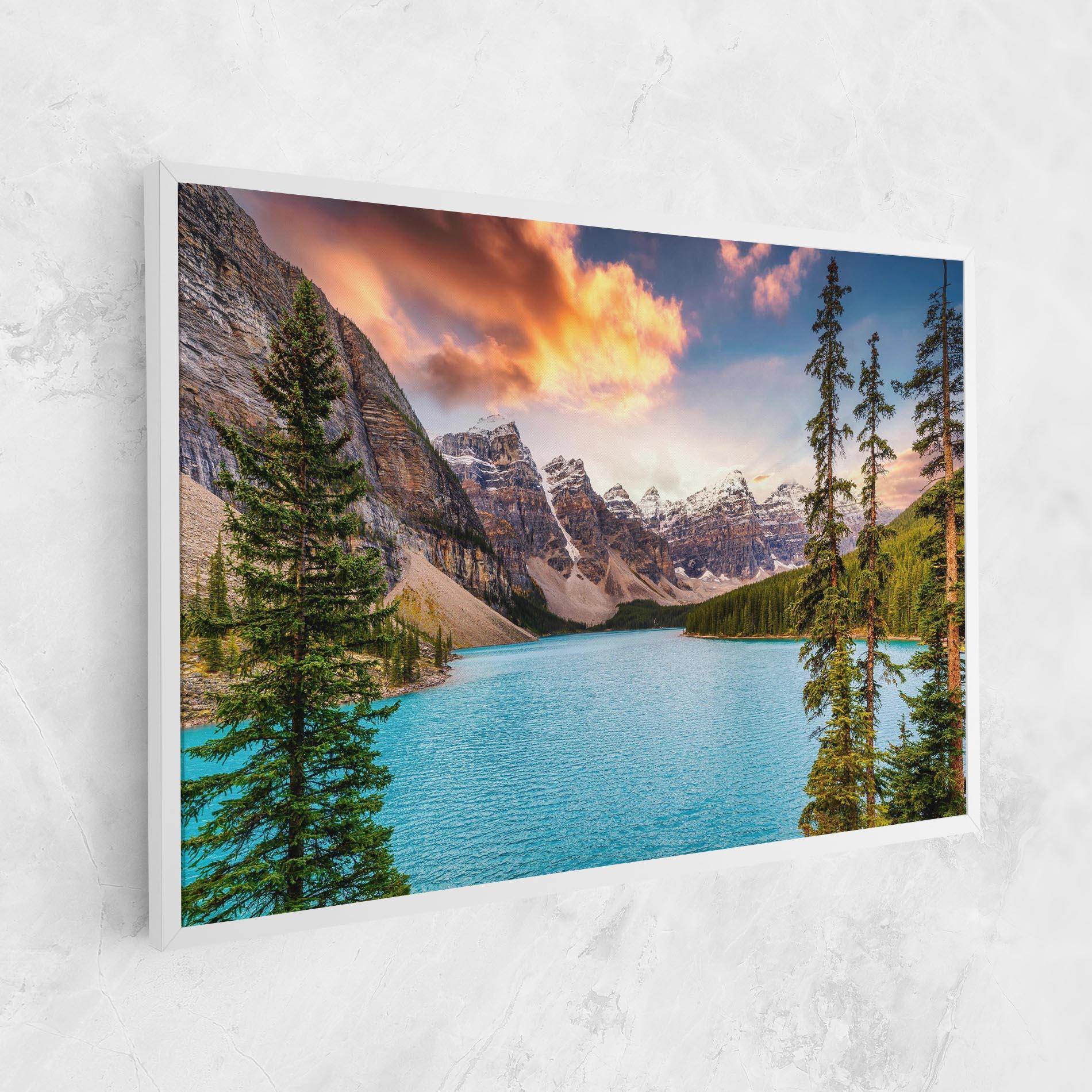 Tablou Canvas Blue Magic Lake mockup 1