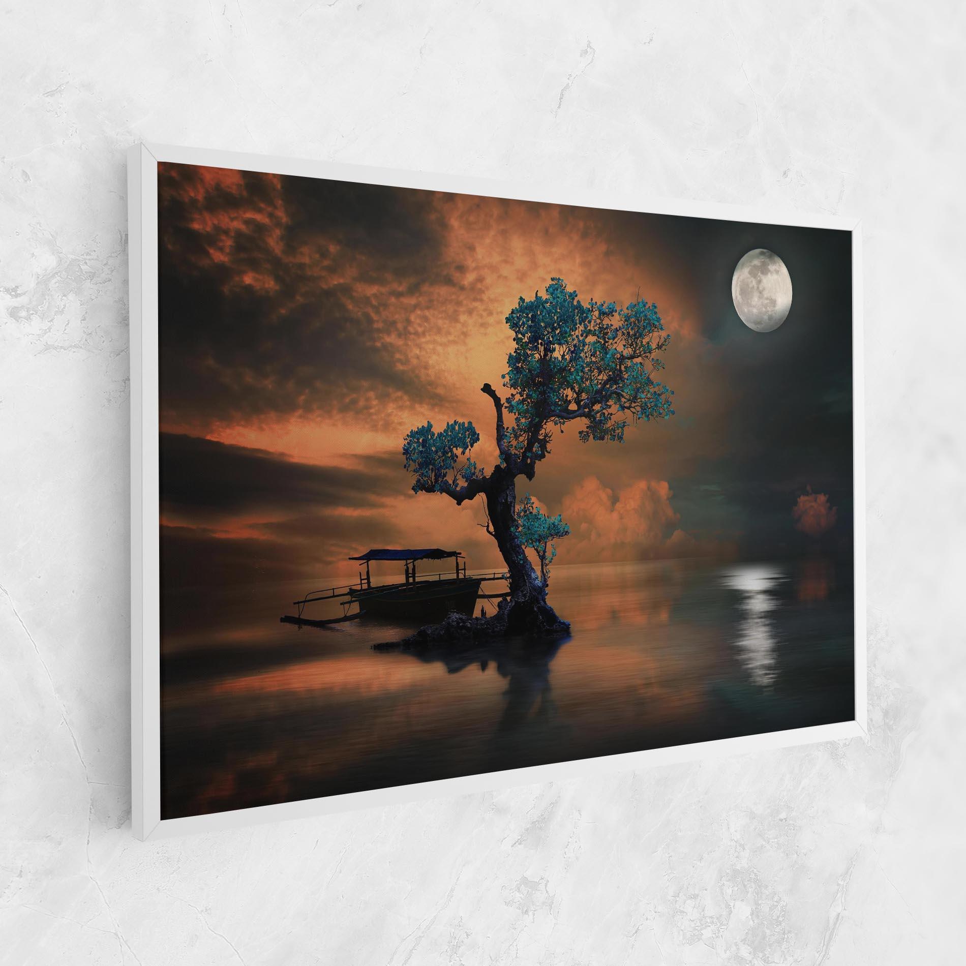 Tablou Canvas Blue Tree mockup 1
