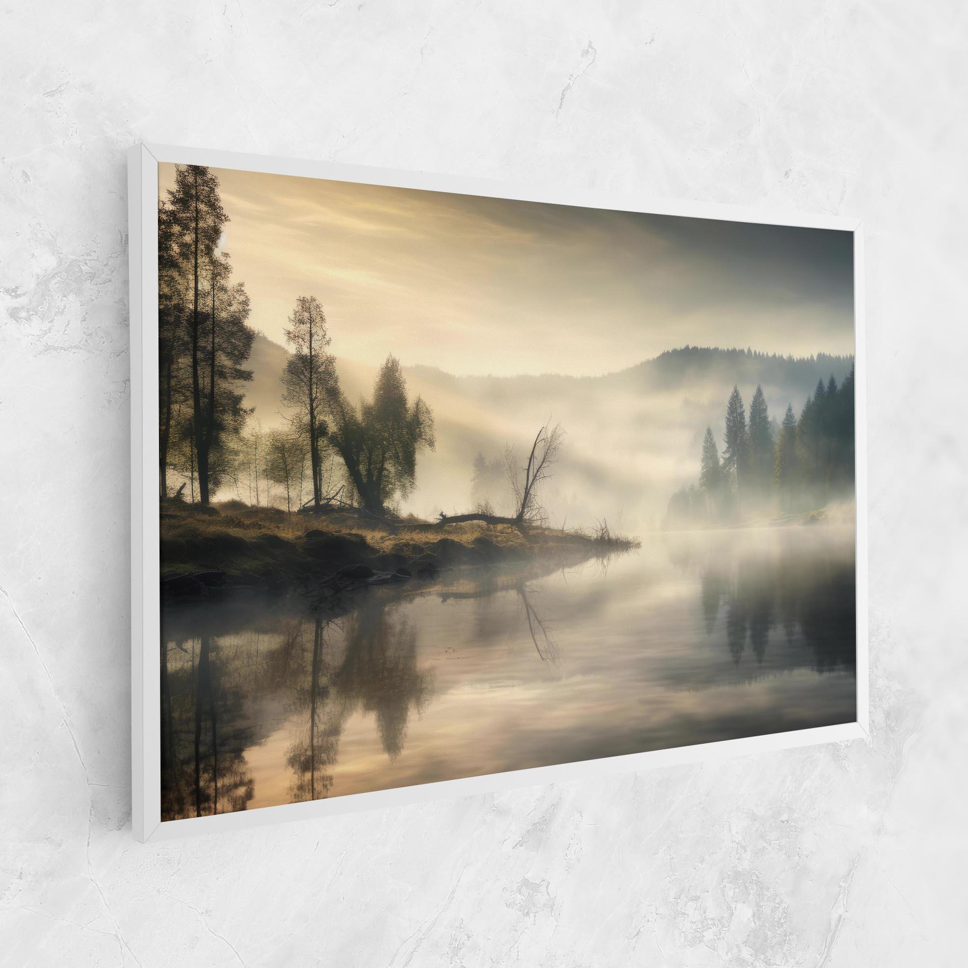Tablou Canvas Foggy Morning mockup 1
