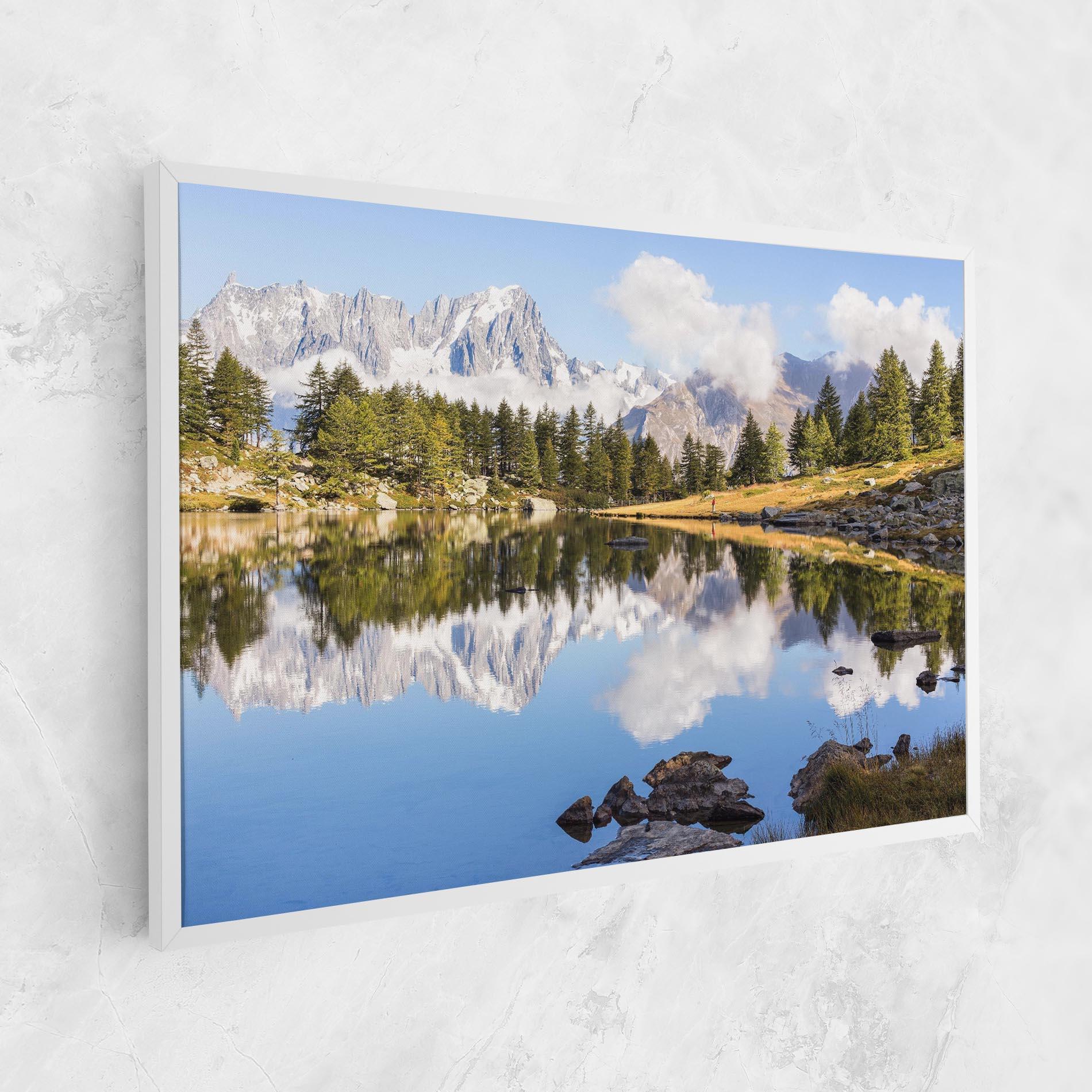 Tablou Canvas Mountain Reflection mockup 1