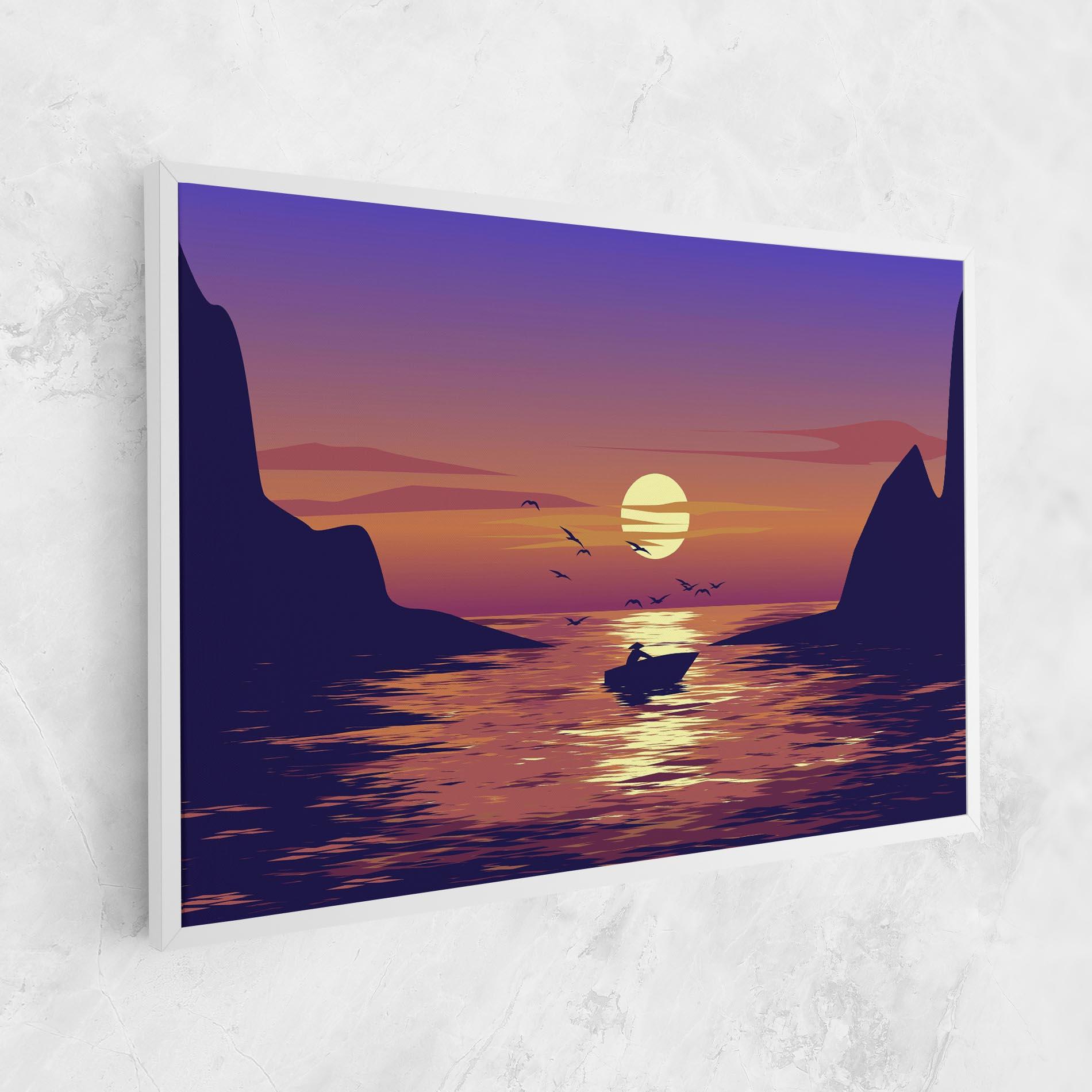 Tablou Canvas Sunset Scenery View mockup 1