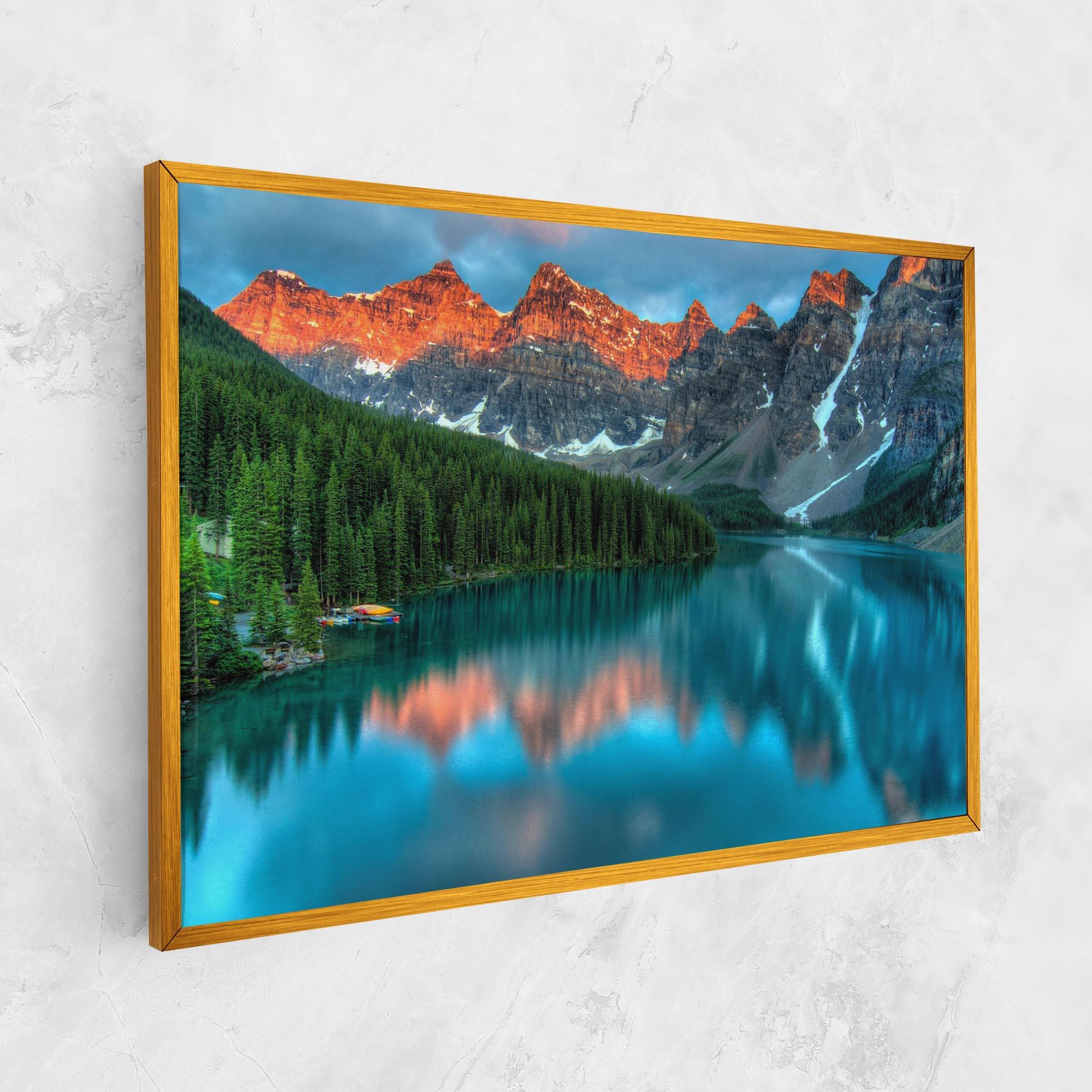 Tablou Canvas Beautiful Blue Lake mockup 1