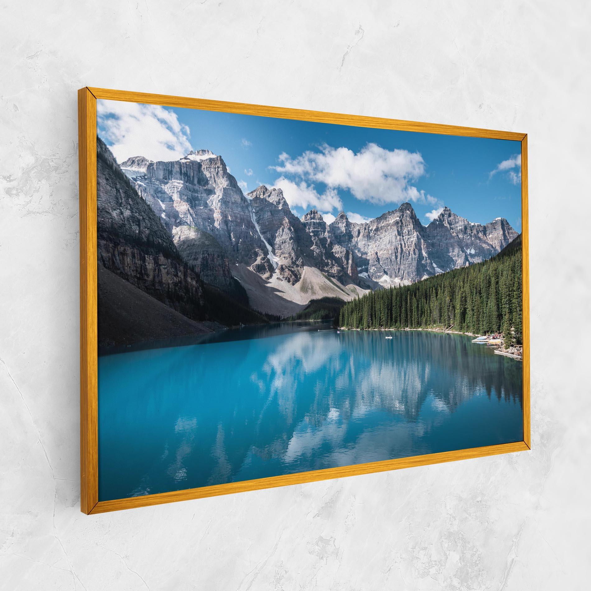 Tablou Canvas Beautiful Lake Canada mockup 1