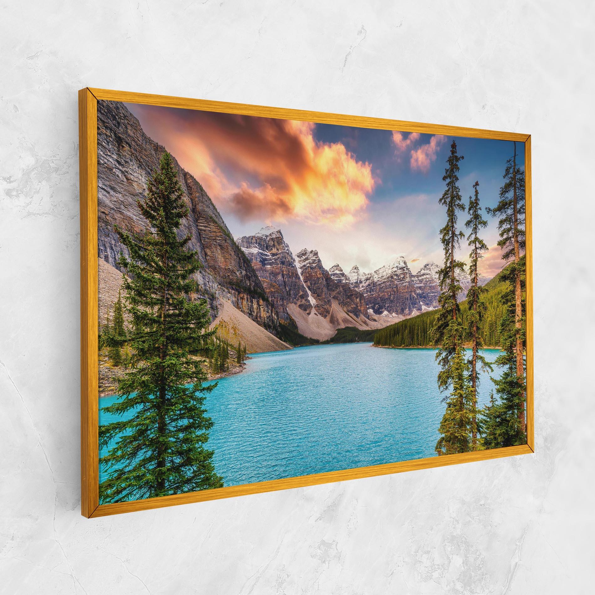 Tablou Canvas Blue Magic Lake mockup 1