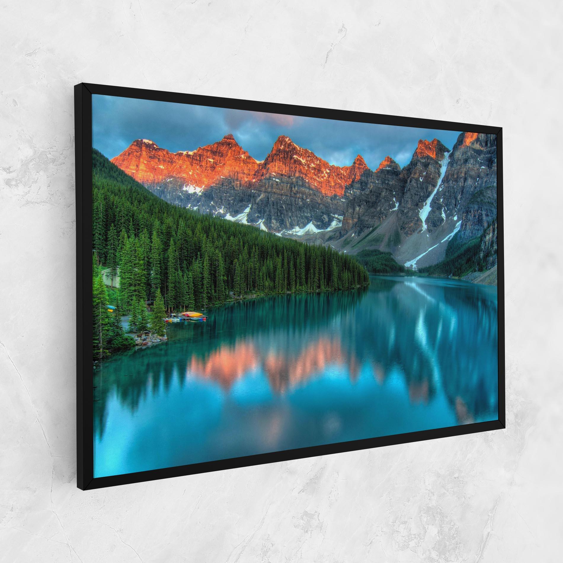 Tablou Canvas Beautiful Blue Lake mockup 1