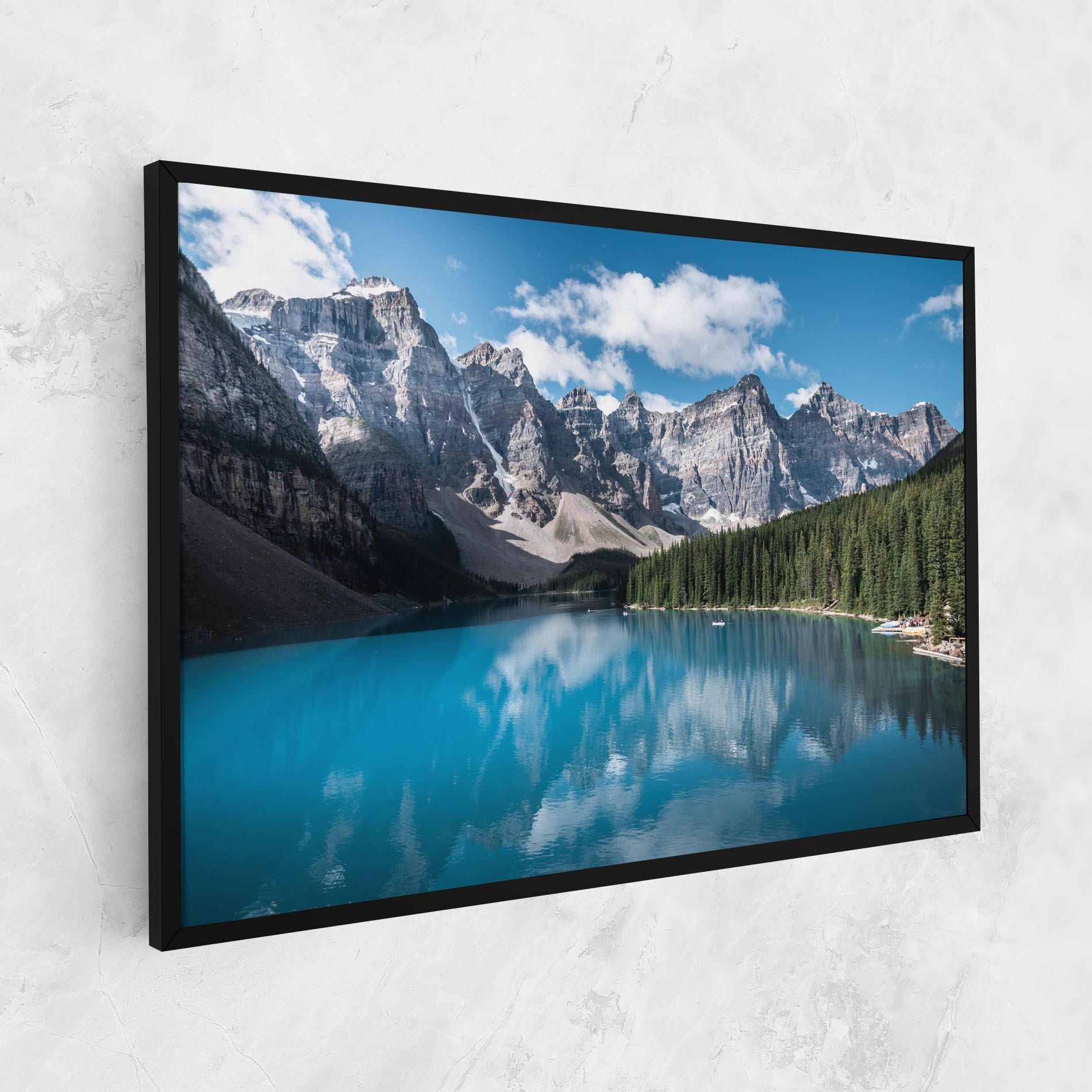 Tablou Canvas Beautiful Lake Canada mockup 1