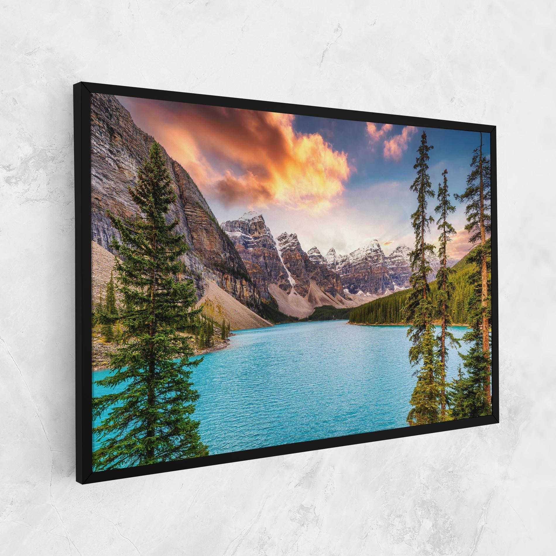 Tablou Canvas Blue Magic Lake mockup 1