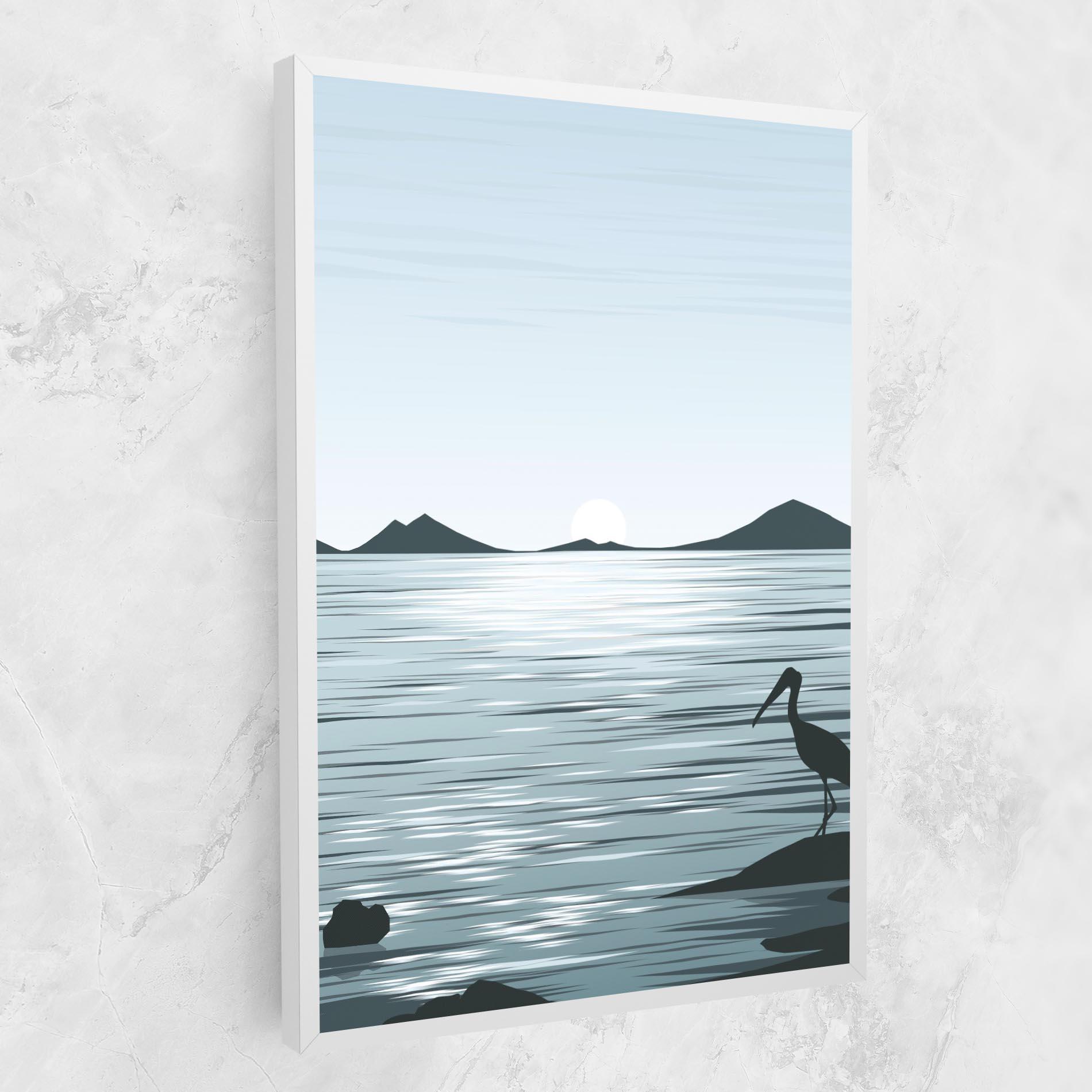 Tablou Canvas Sparkling_lake_view mockup 1