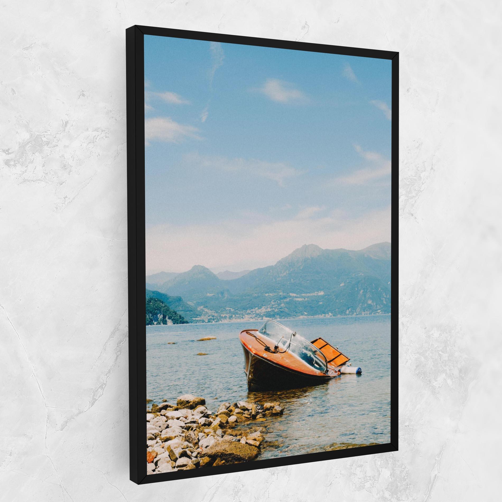 Tablou Canvas Boat On The Lake mockup 1