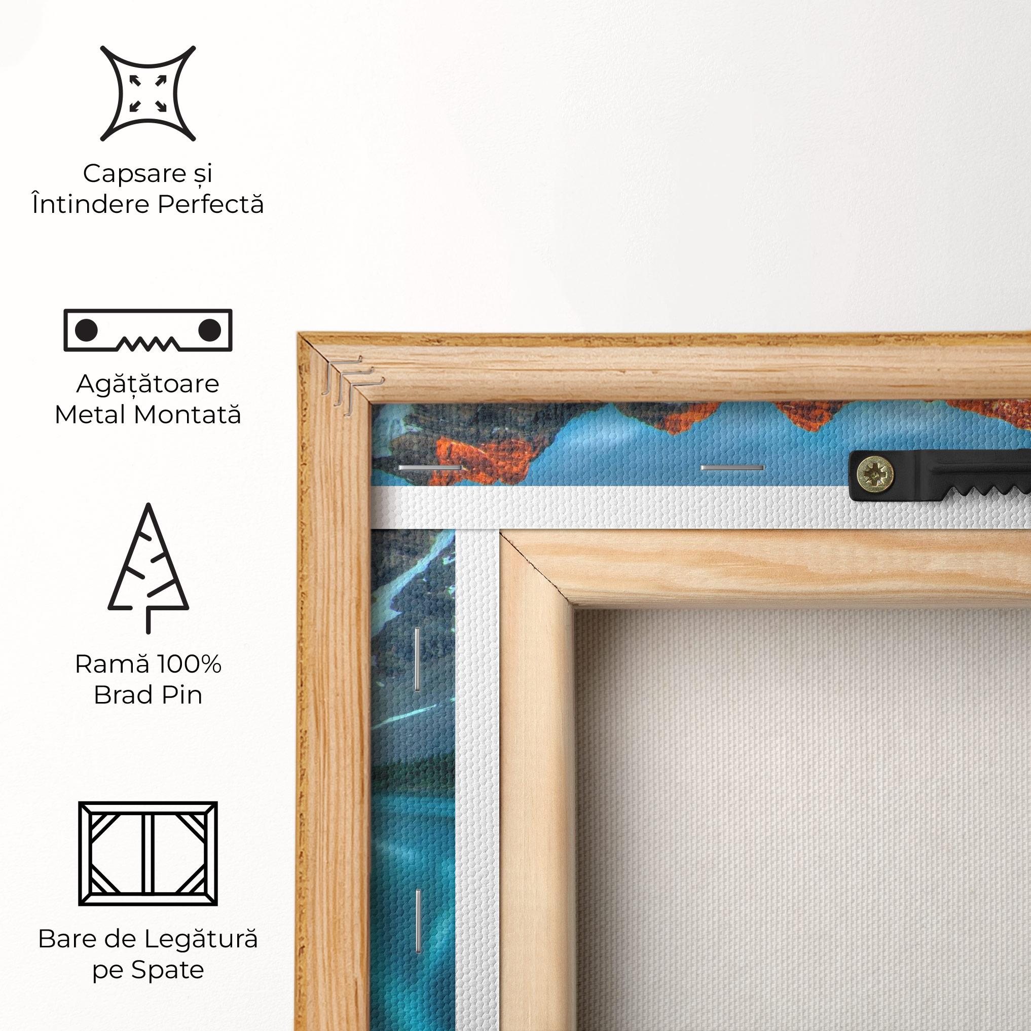 Tablou Canvas Beautiful Blue Lake mockup 5