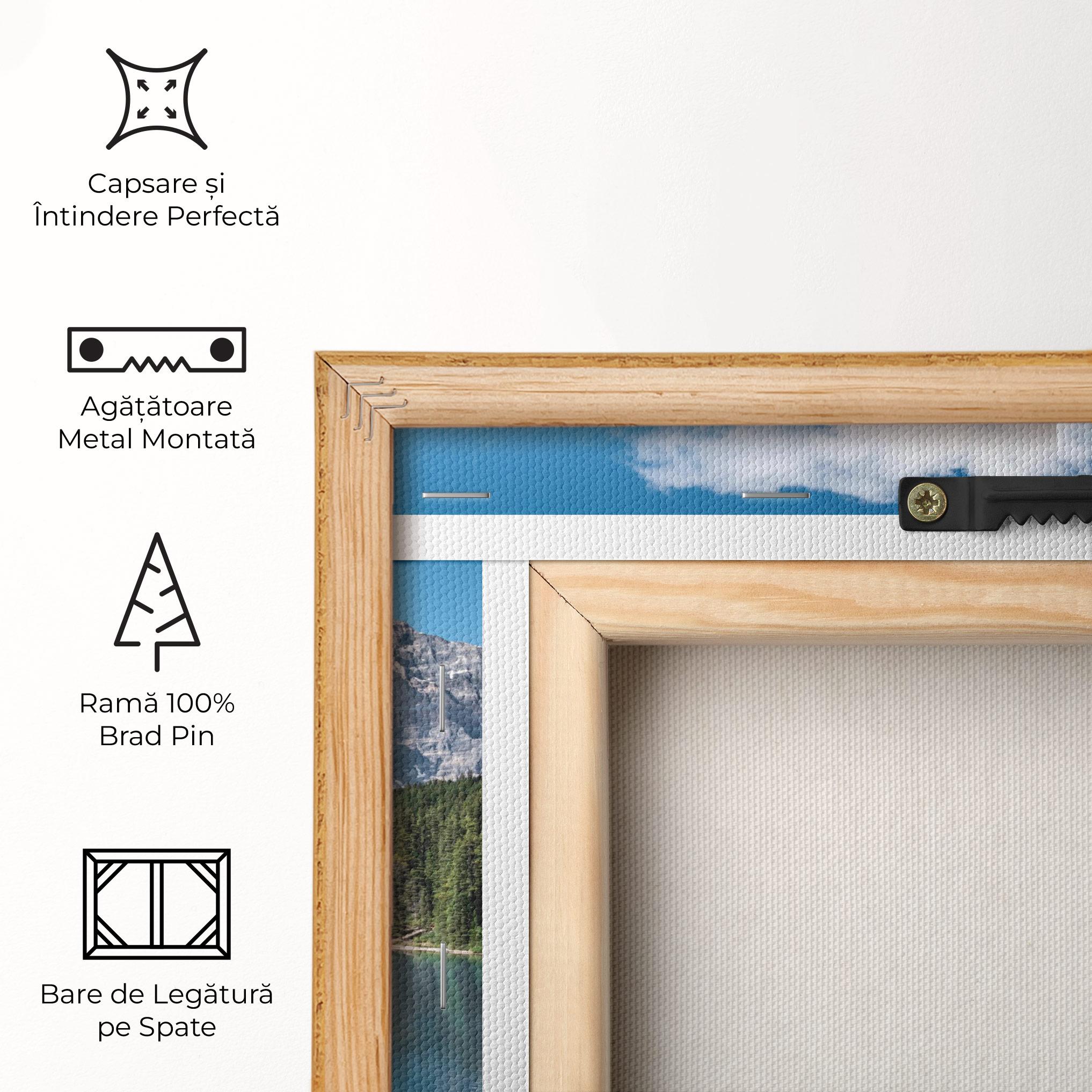 Tablou Canvas Beautiful Lake Canada mockup 5