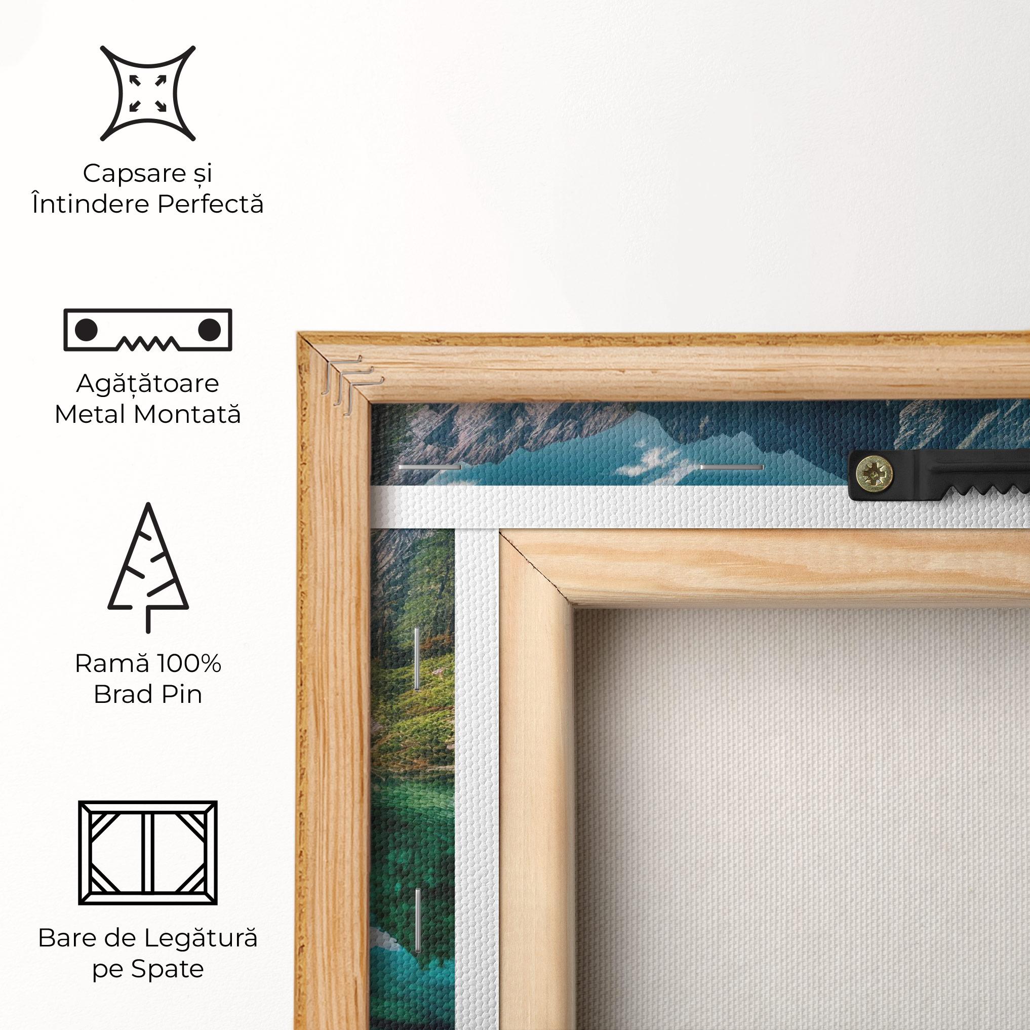 Tablou Canvas Beautiful Lake Mountain mockup 5