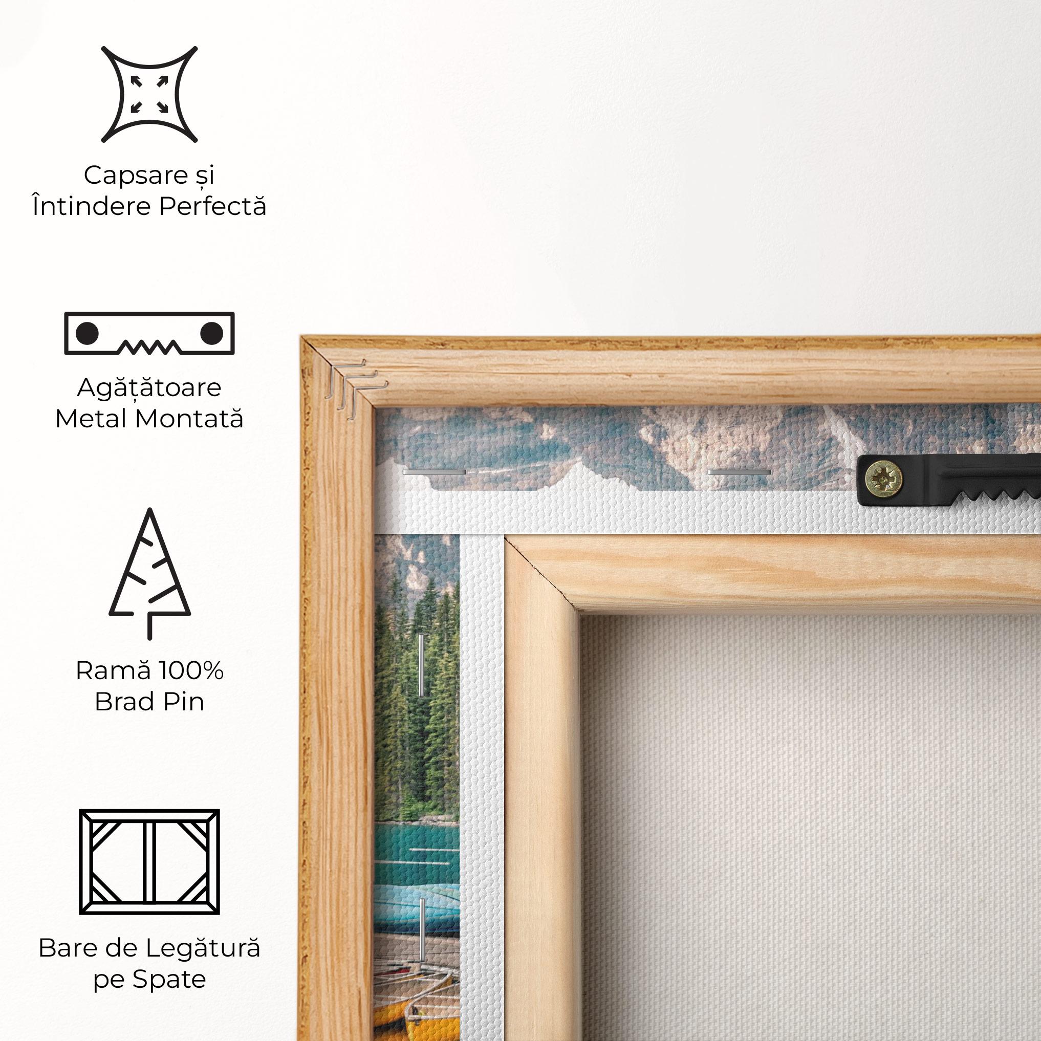 Tablou Canvas Beautiful Moraine Lake mockup 5