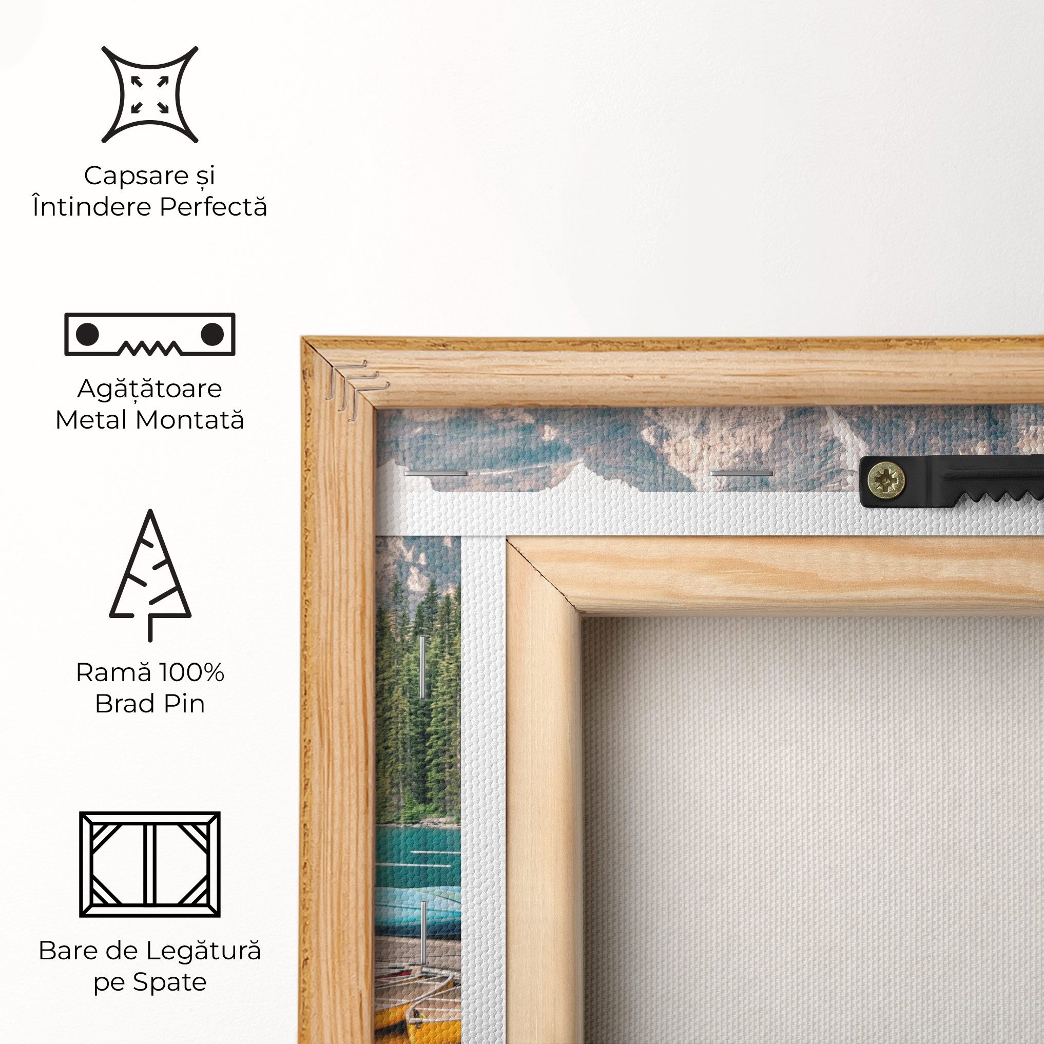 Beautiful Moraine Lake mockup 5