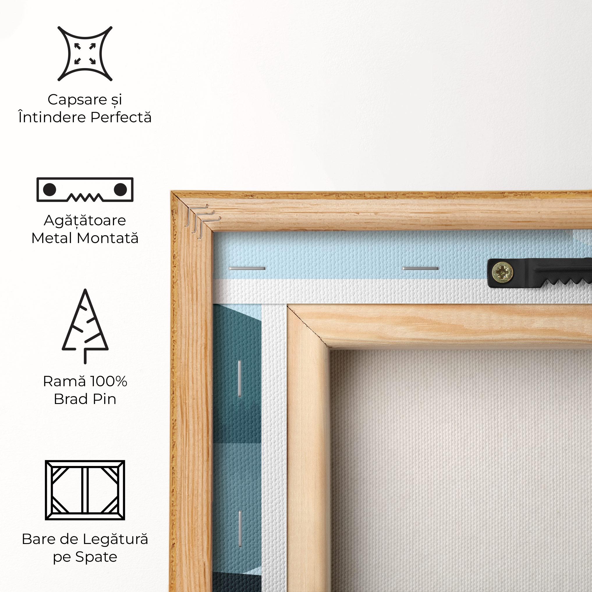 Tablou Canvas Blue Light Lake mockup 5