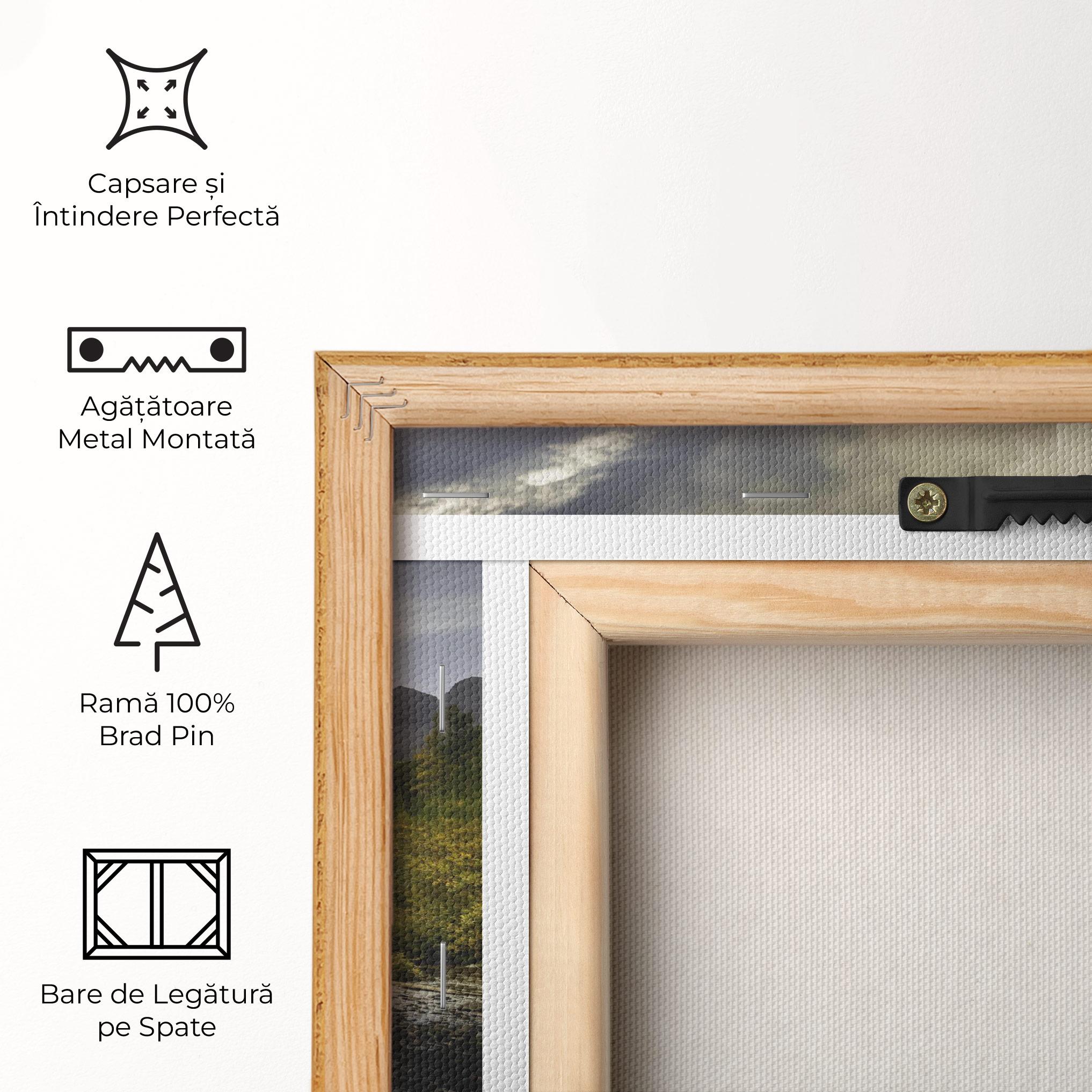 Tablou Canvas Cloudy Lake mockup 5