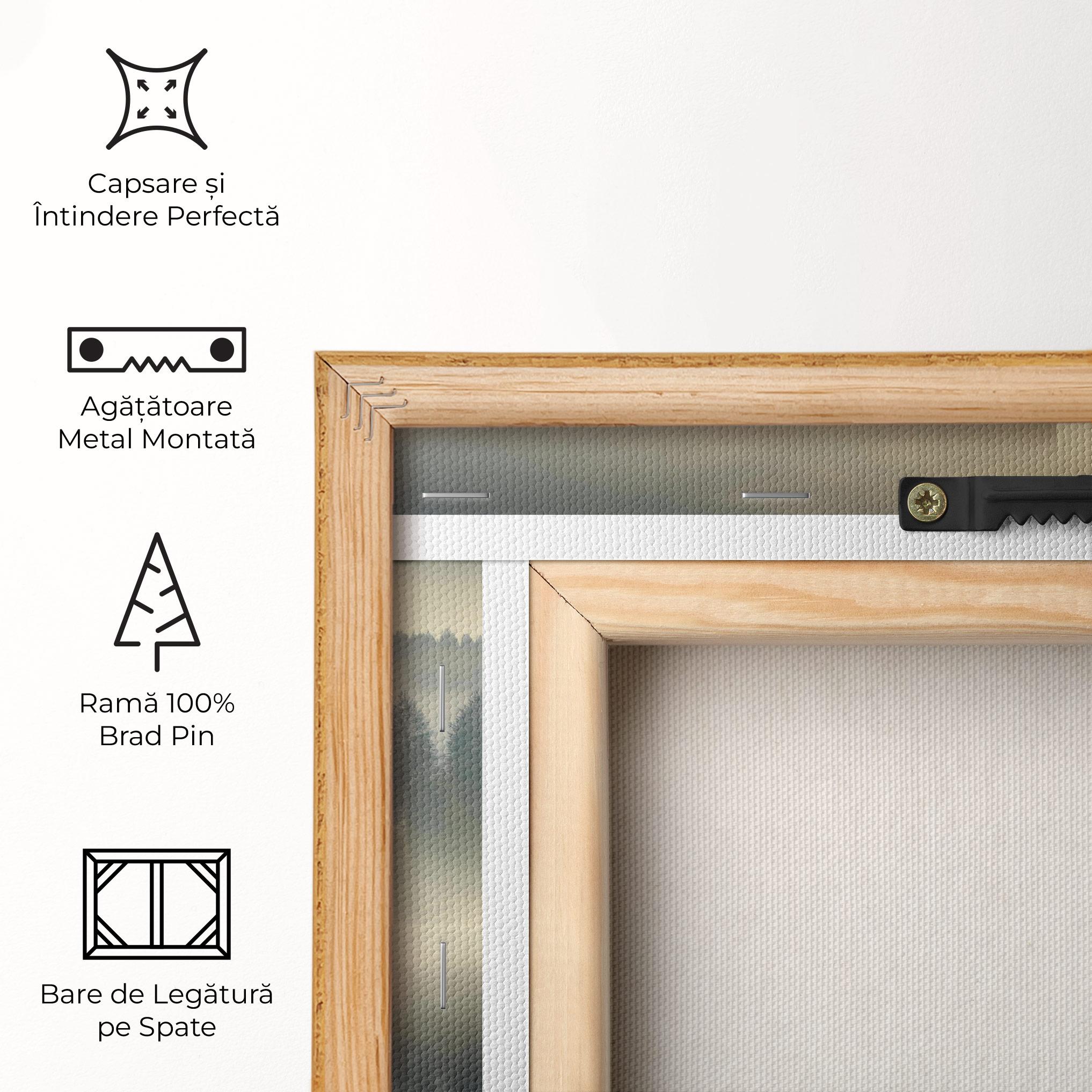 Tablou Canvas Foggy Morning mockup 5