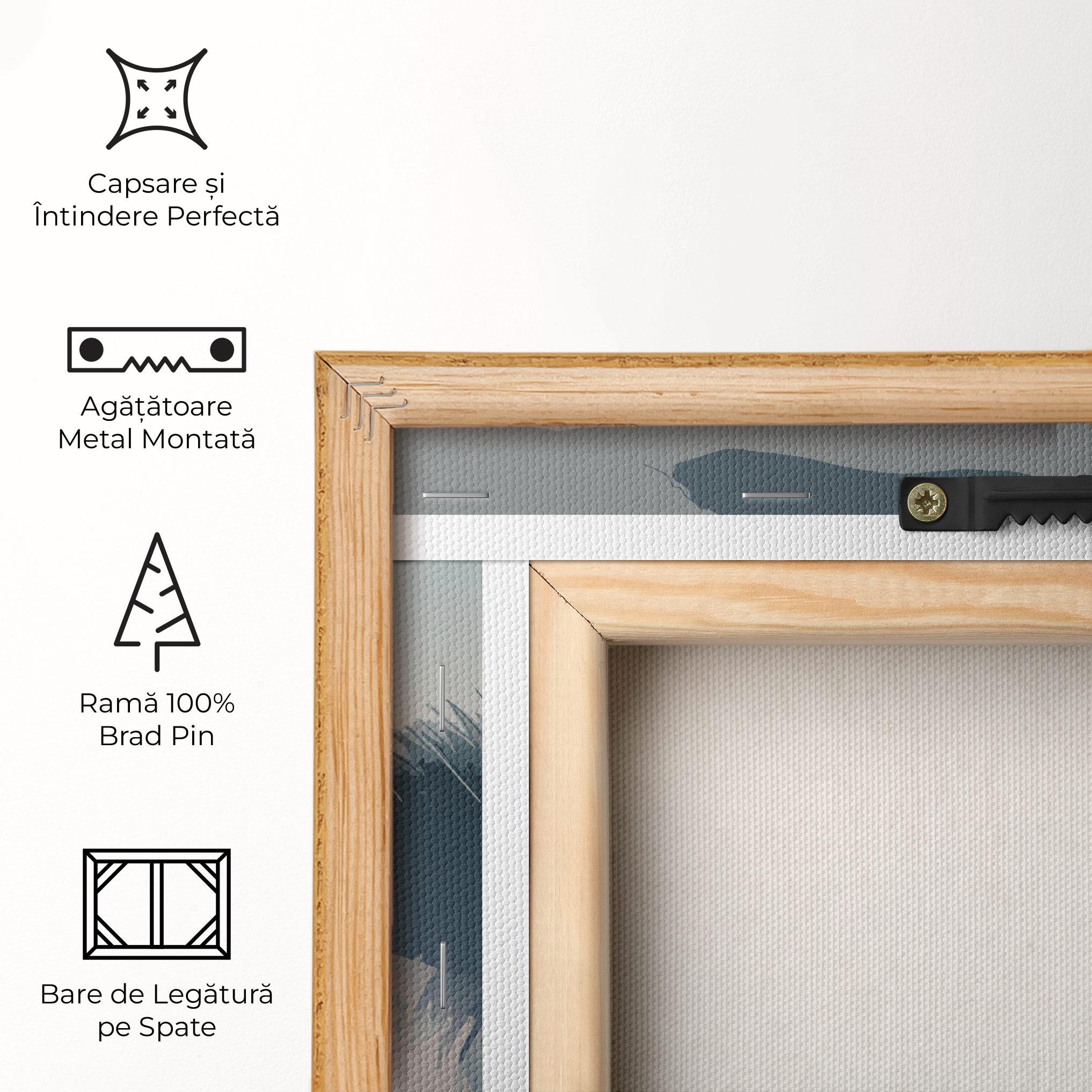 Tablou Canvas Japan Lake Man mockup 5