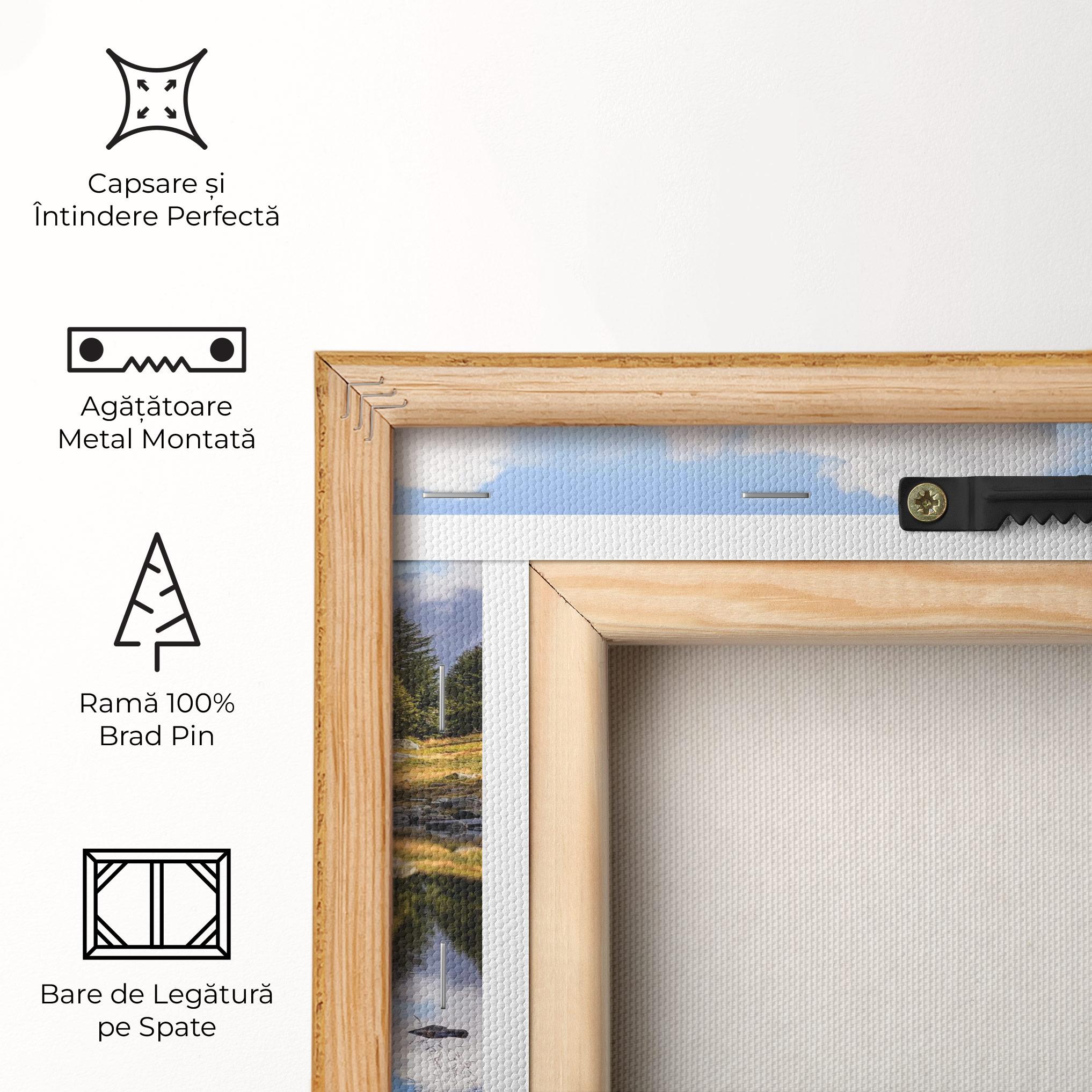 Tablou Canvas Mountain Reflection mockup 5