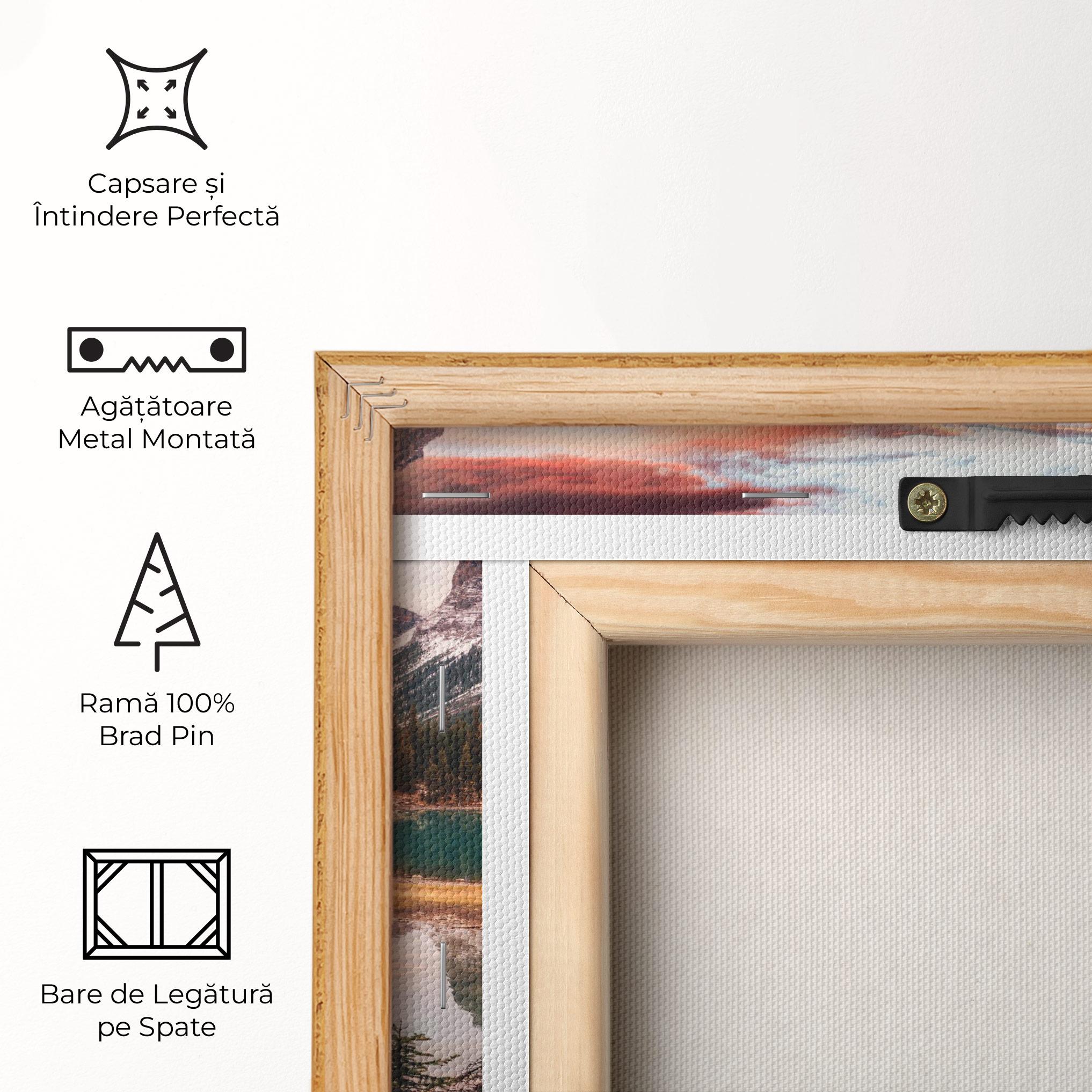 Tablou Canvas Sunset Lake View mockup 5