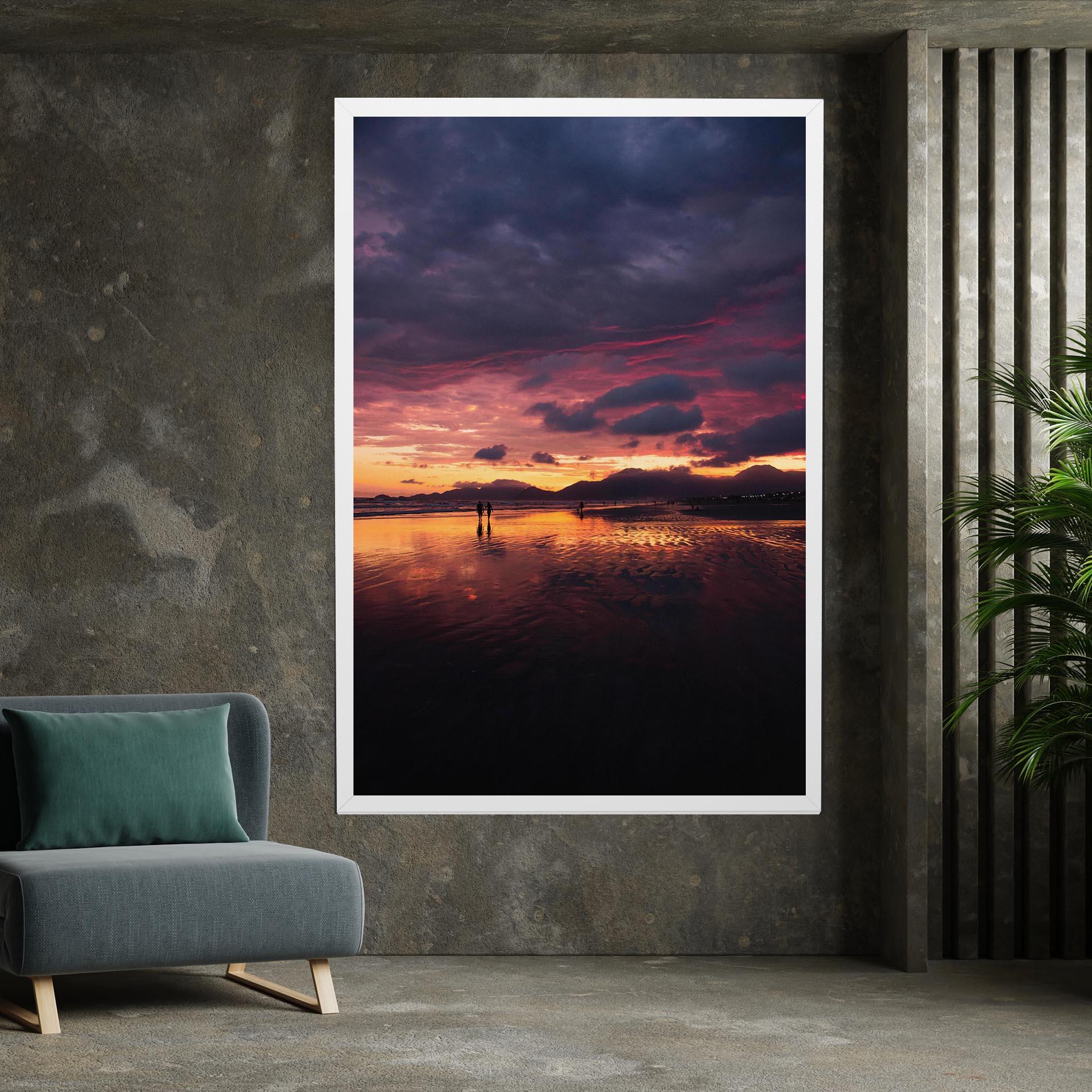 Tablou Canvas Beach At Sunset mockup 7
