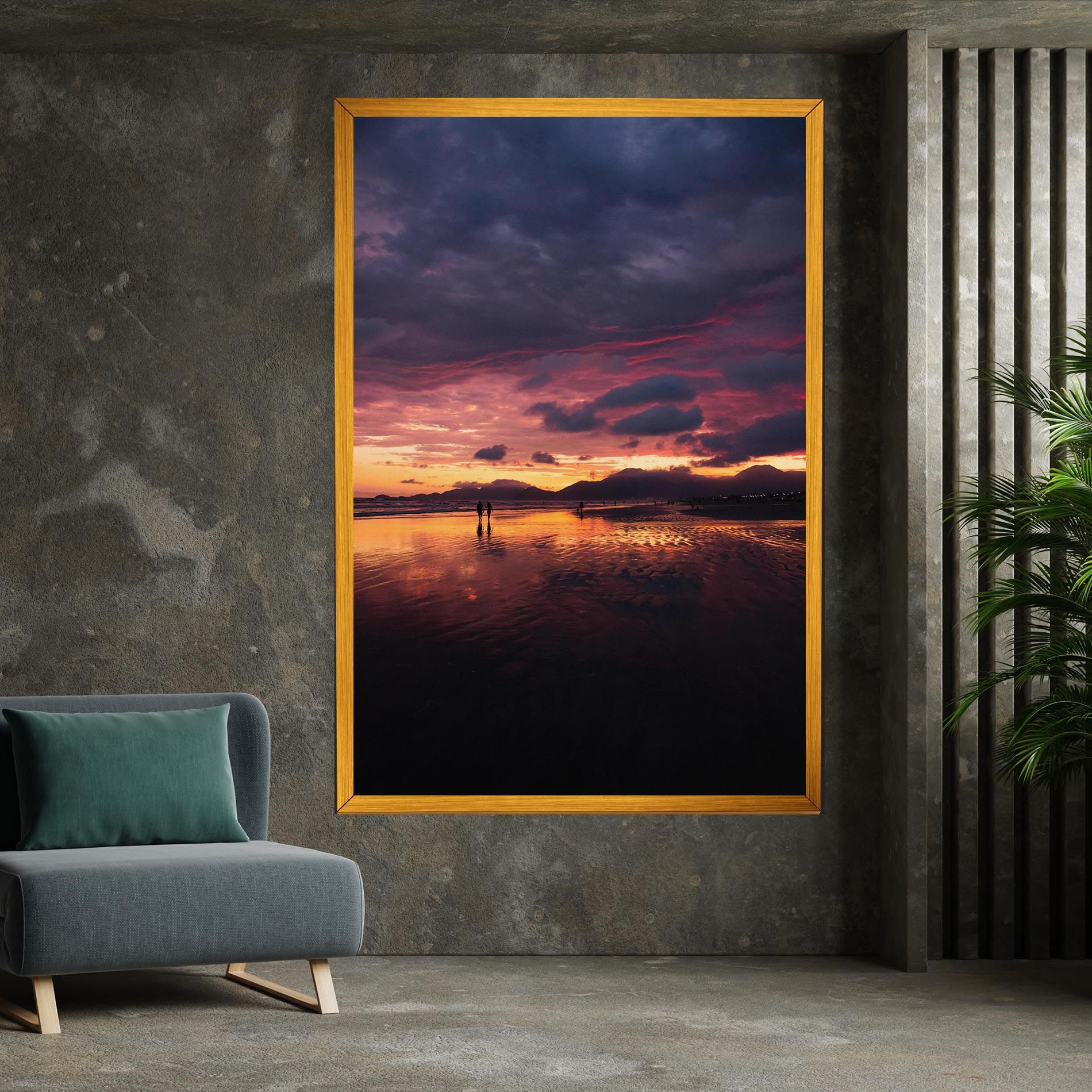 Beach At Sunset mockup 7