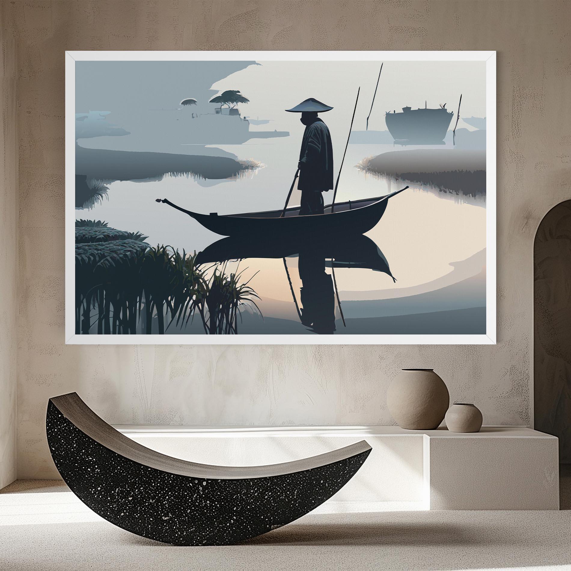 Tablou Canvas Japan Fisherman mockup 8