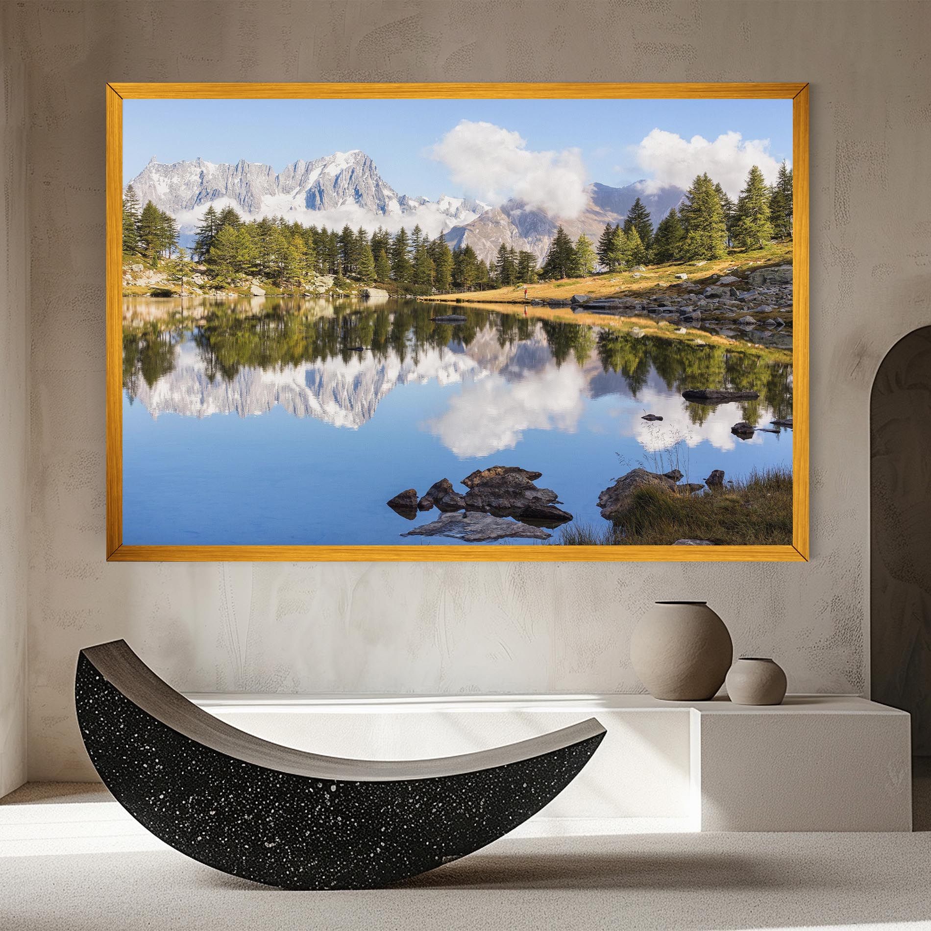 Mountain Reflection mockup 8